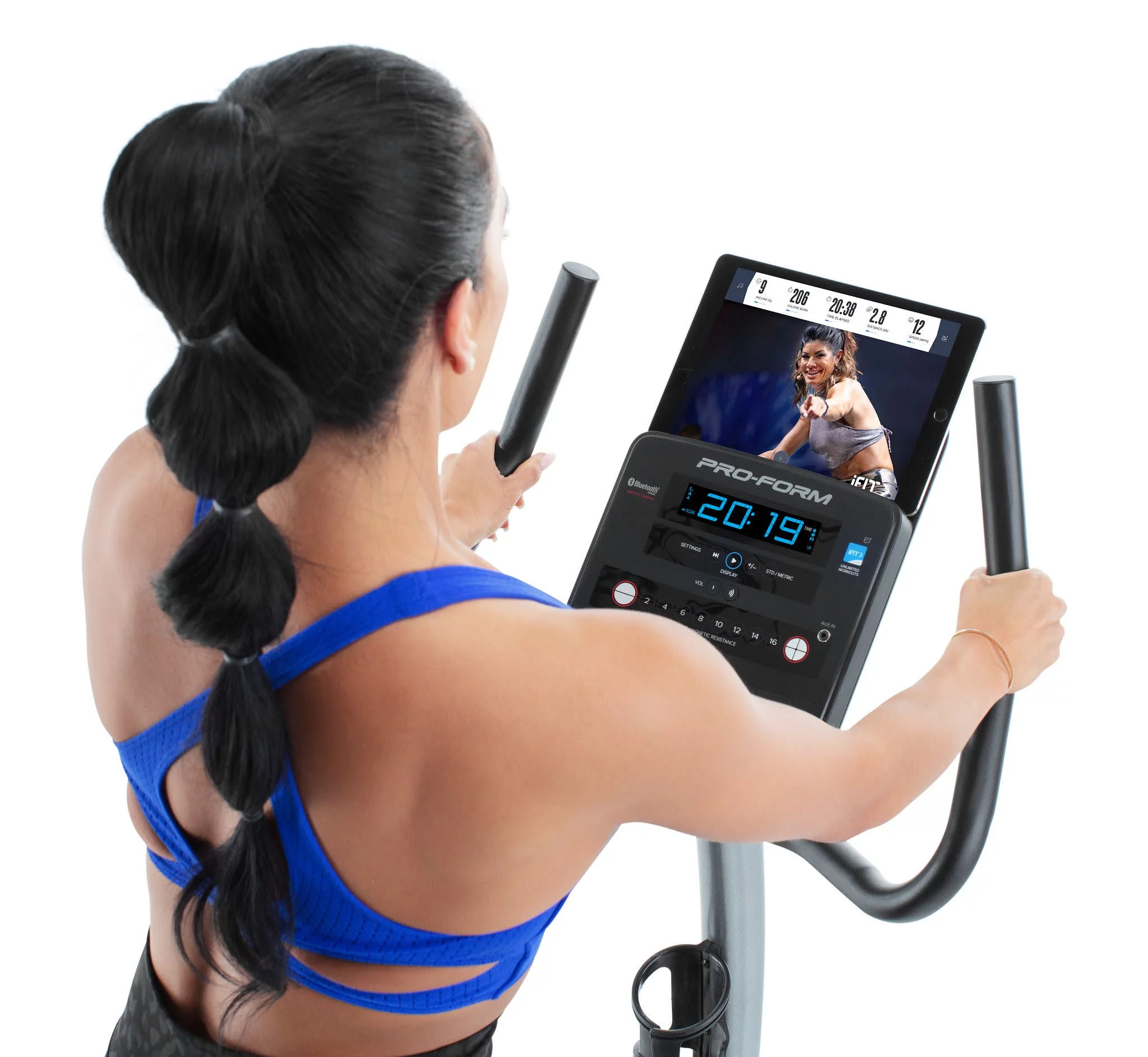 ProForm Cycle Trainer 300 Ci Upright Stationary Exercise Bike, Compatible with iFIT Personal Training - Womvr