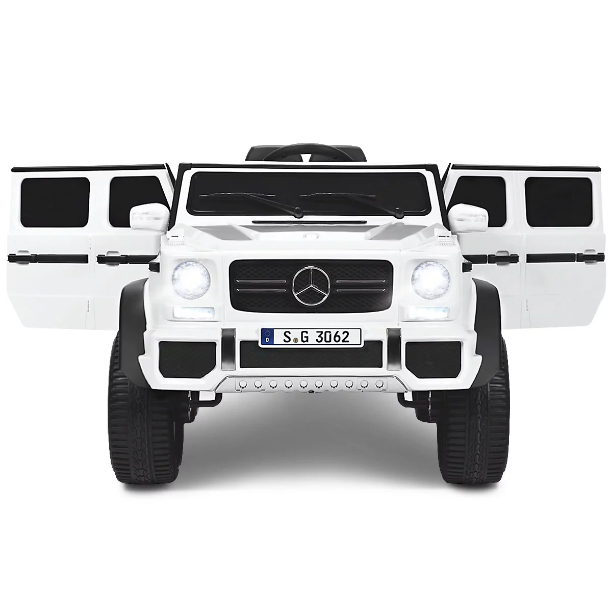 Infans 12V Licensed Mercedes-Benz Kids Ride On Car RC Motorized Vehicles w/ Trunk Pink - Womvr