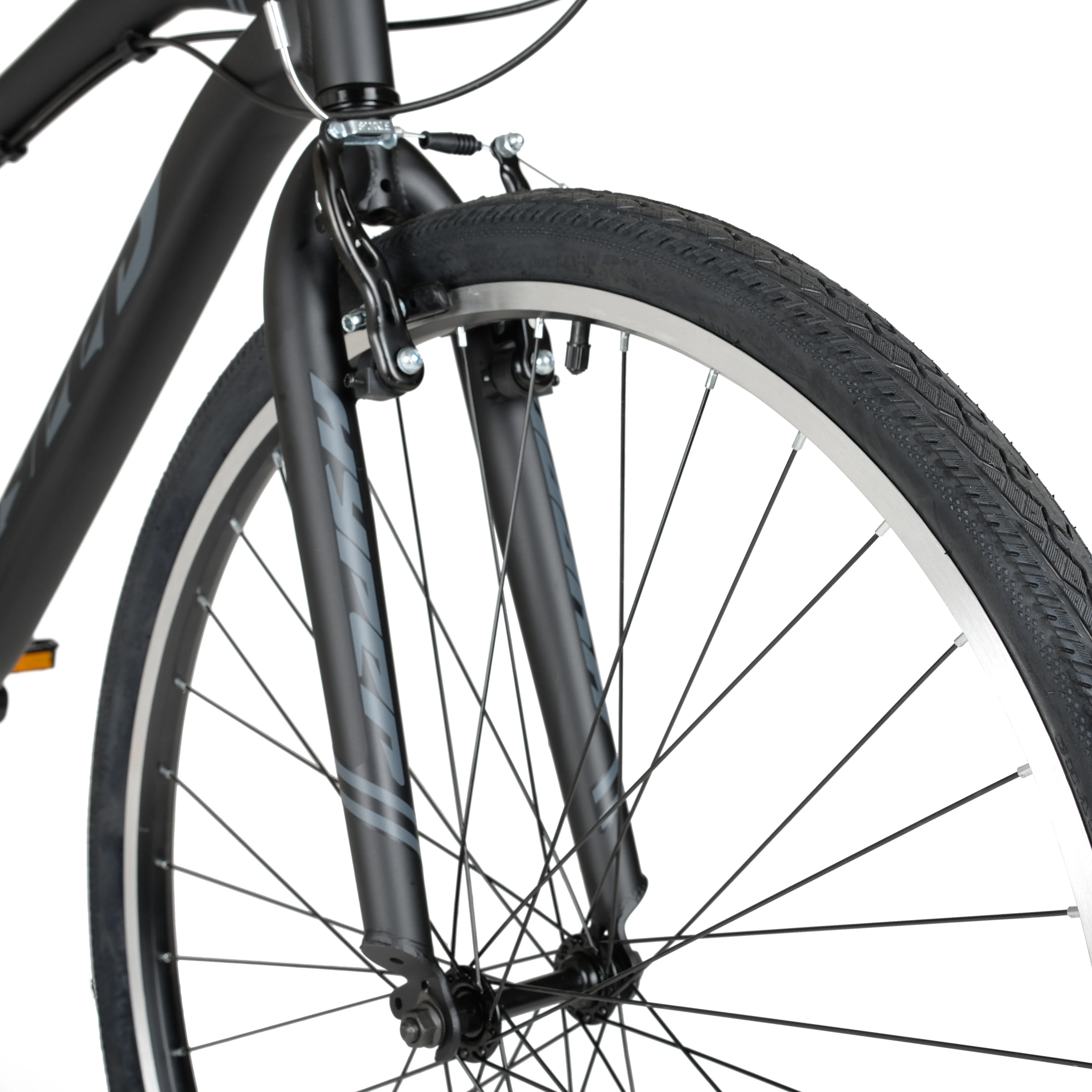 Hyper Bicycles 700c Urban Bike for Adults, Gray - Womvr
