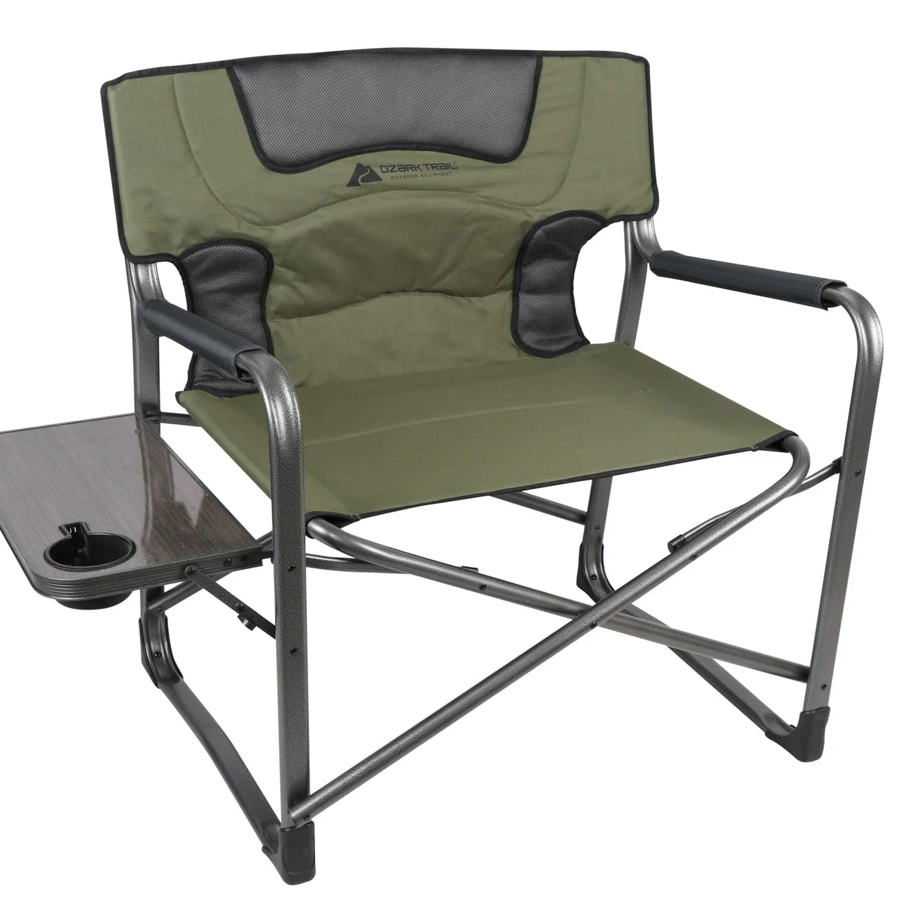 Ozark Trail Camping Director Chair XXL, Blue, Adult, 10lbs - Womvr