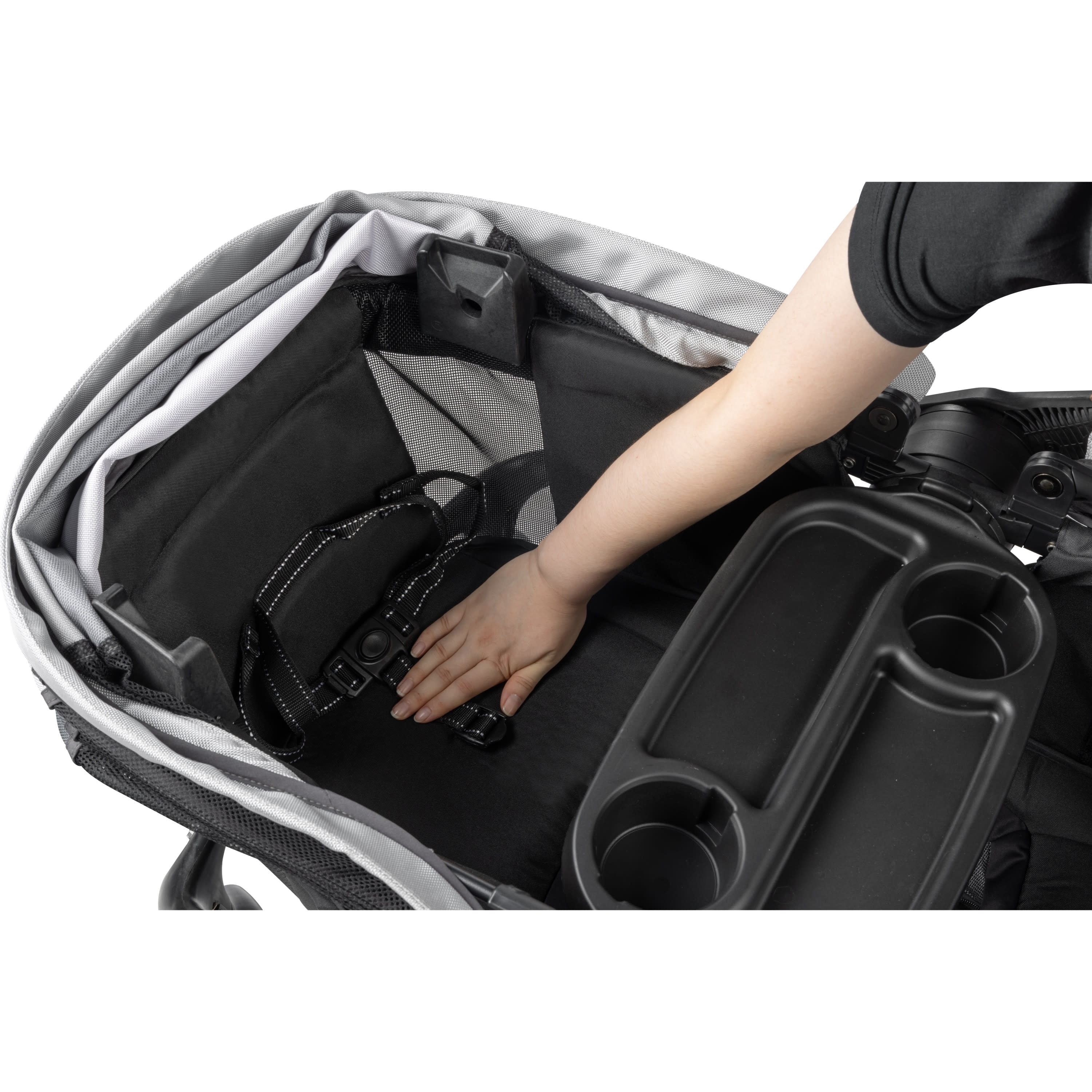 Monbebe Everyday Outings Wagon Stroller, Cobblestone Grey - Womvr