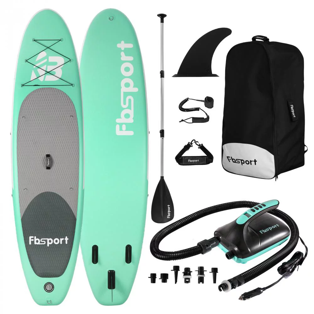 Fbsport Electric Inflatable Paddle Board, Stand UP Paddleboard 11' Length with Electric Pump SUP Accessories - Womvr