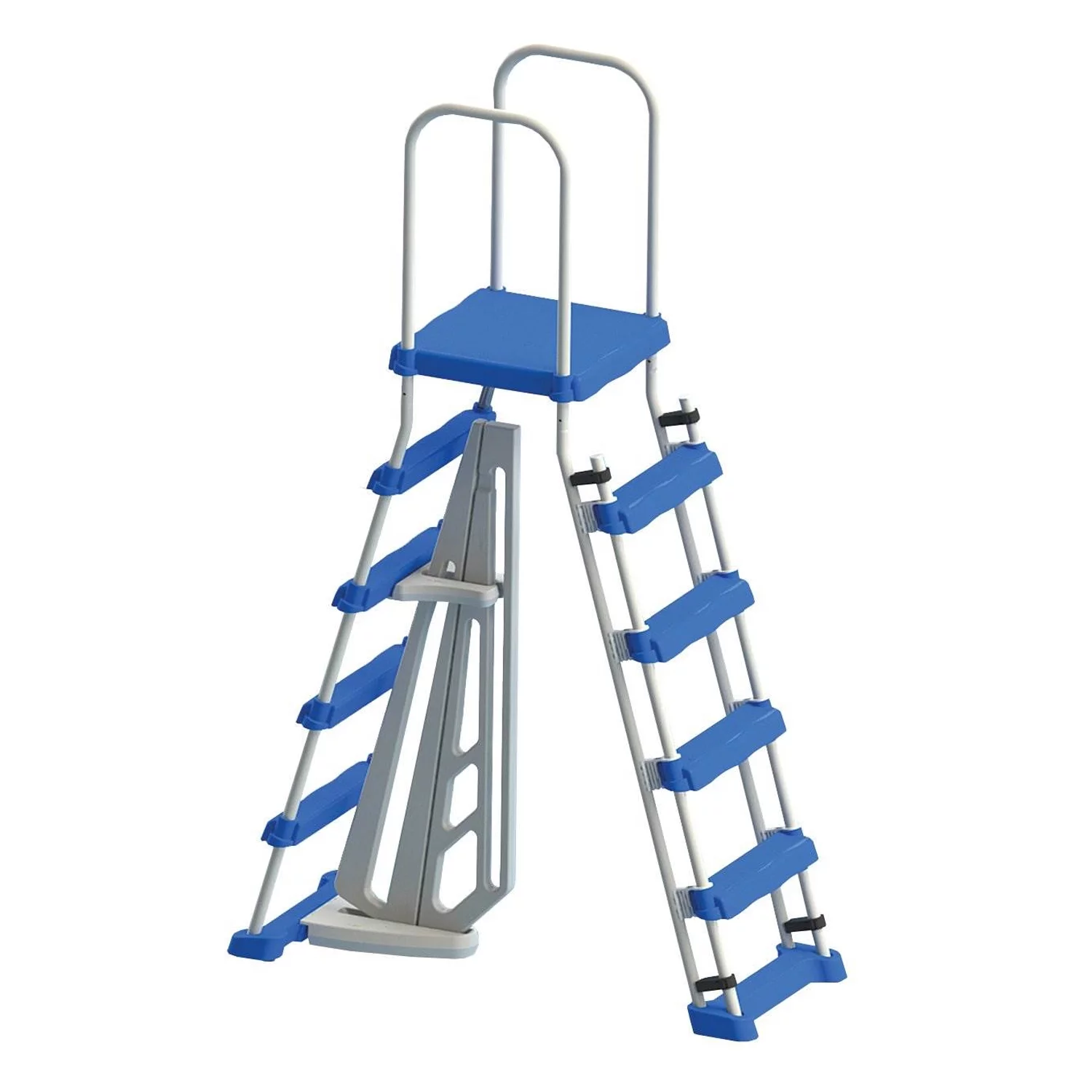 Aquarian 18 Foot by 52 Inch Steel Frame Outdoor Above Ground Pool, Gray - Womvr