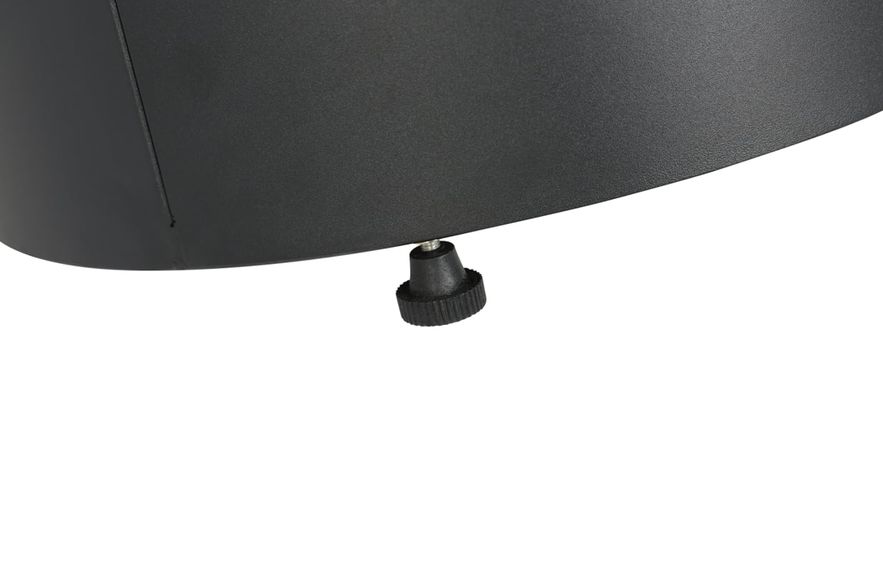 Mainstays 28-inch Tall Column Propane Gas Outdoor Fire Pit, Matte Black Finish - Womvr