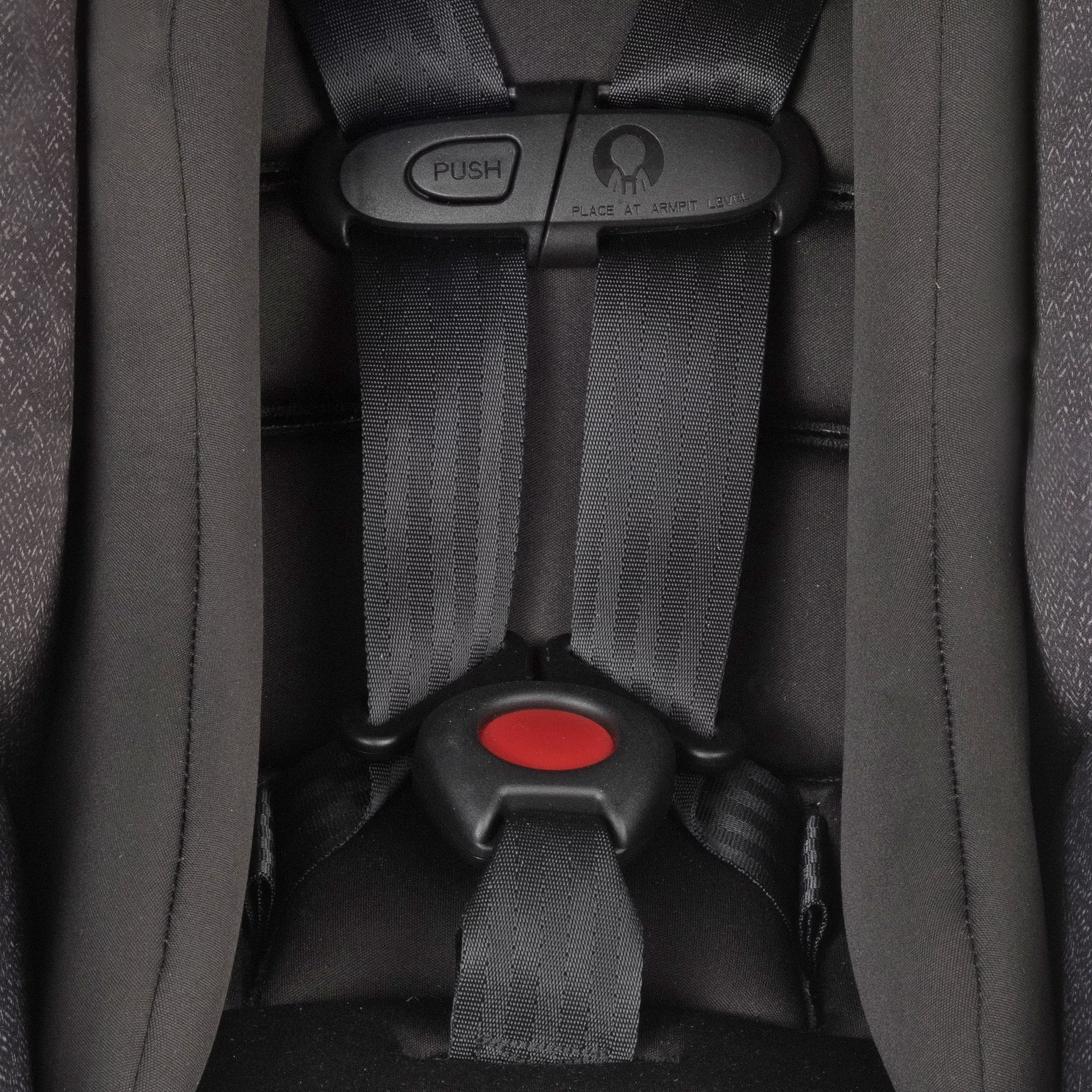 Pivot Modular Travel System with LiteMax Infant Car Seat with Anti-Rebound Bar (Casual Gray) - Womvr