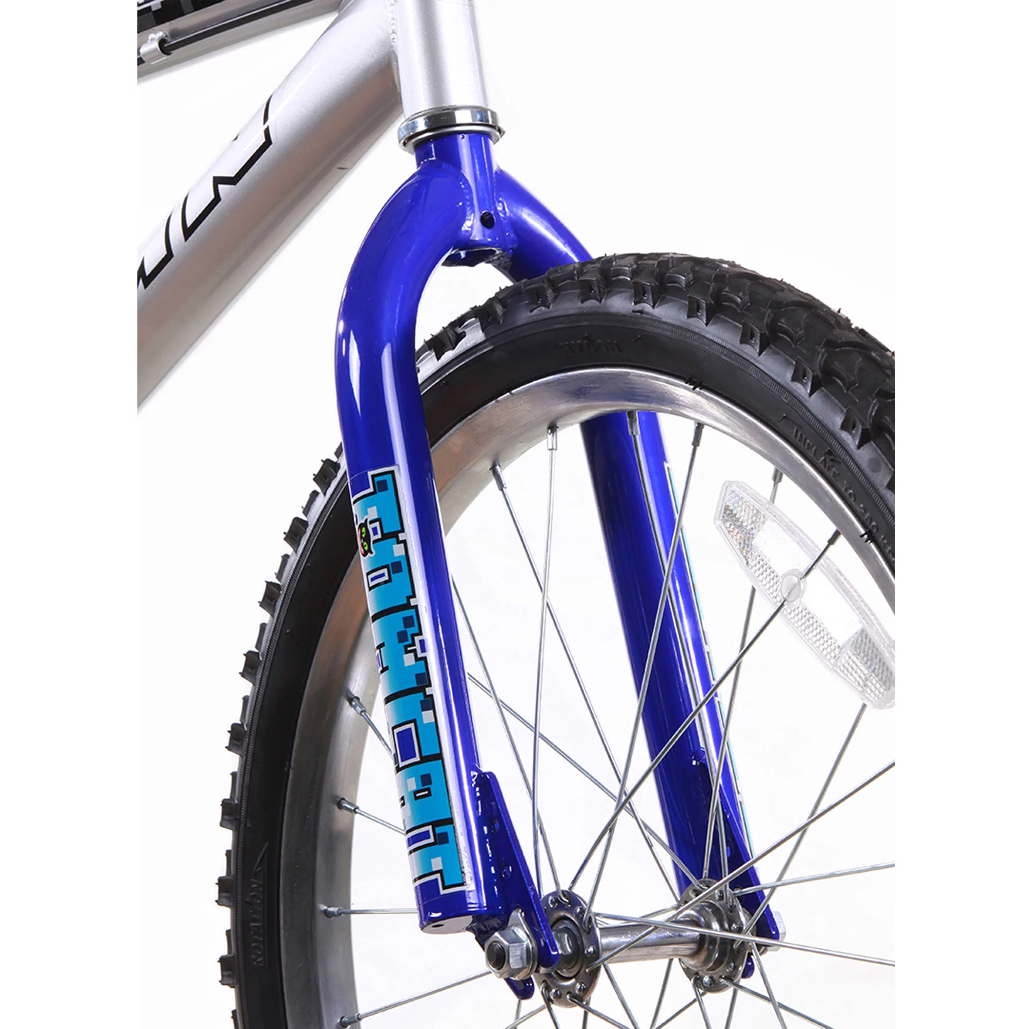 Titan Tomcat Boys BMX Bike with 20 In. Wheels, Blue and Silver - Womvr