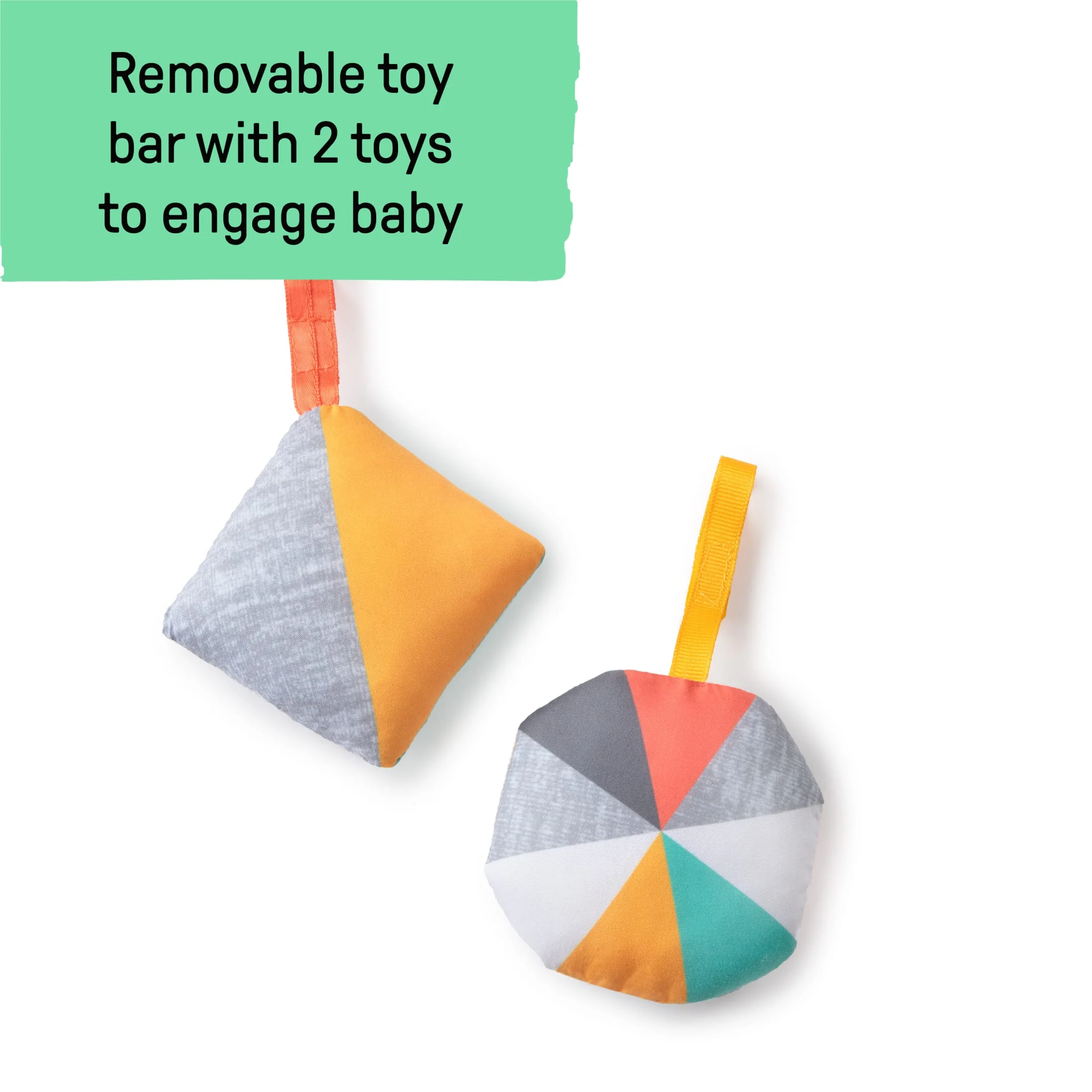 Summer by Ingenuity 2-in-1 Baby Bouncer & Rocker Duo, Light Gray Tweed - Womvr