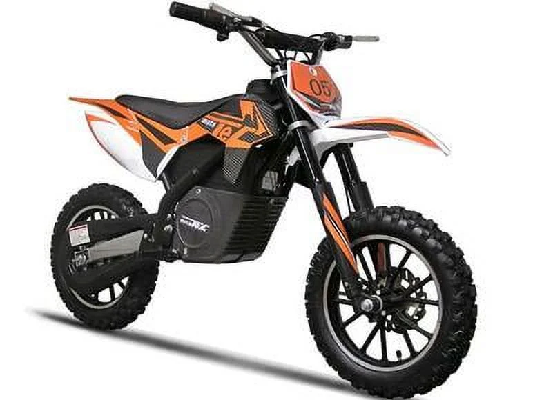 MotoTec 24V Kids Electric Dirt Bike Orange - Womvr
