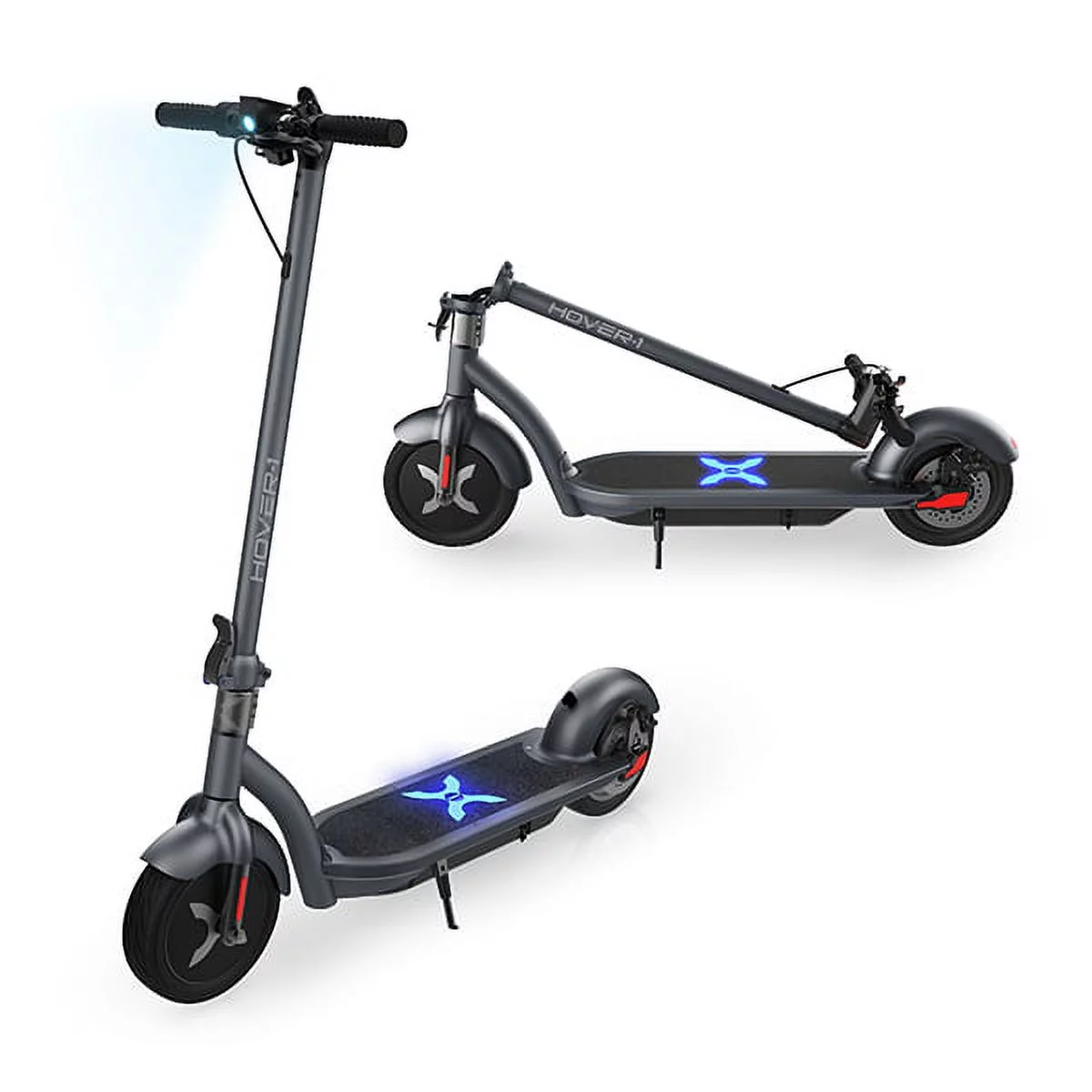 Hover-1 Alpha Electric Scooter, 18 mph Speed, 264 lb Max Weight, Black, UL 2272 Certified - Womvr
