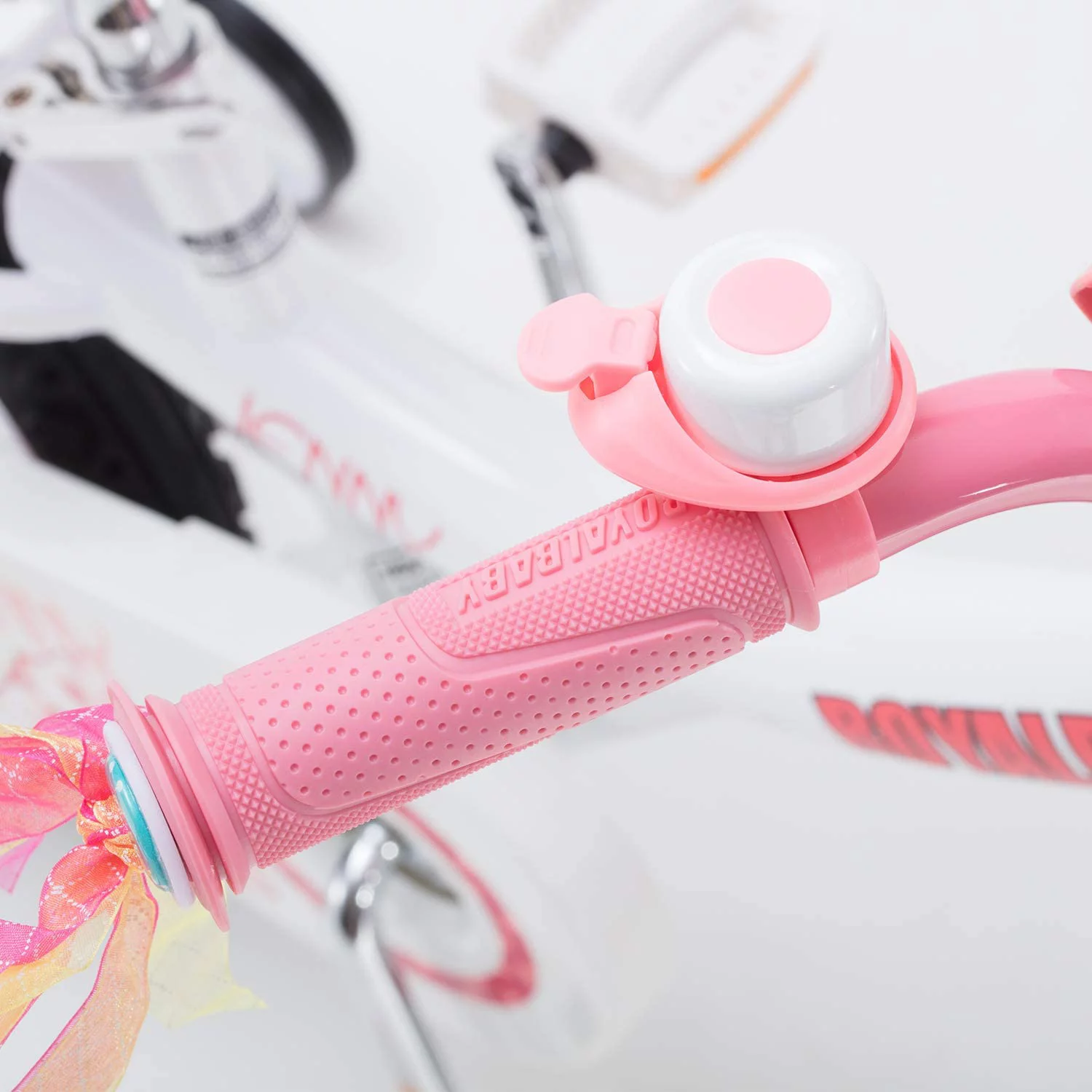 RoyalBaby Jenny Princess 18 inch Girl's Bicycle, White & Pink - Womvr