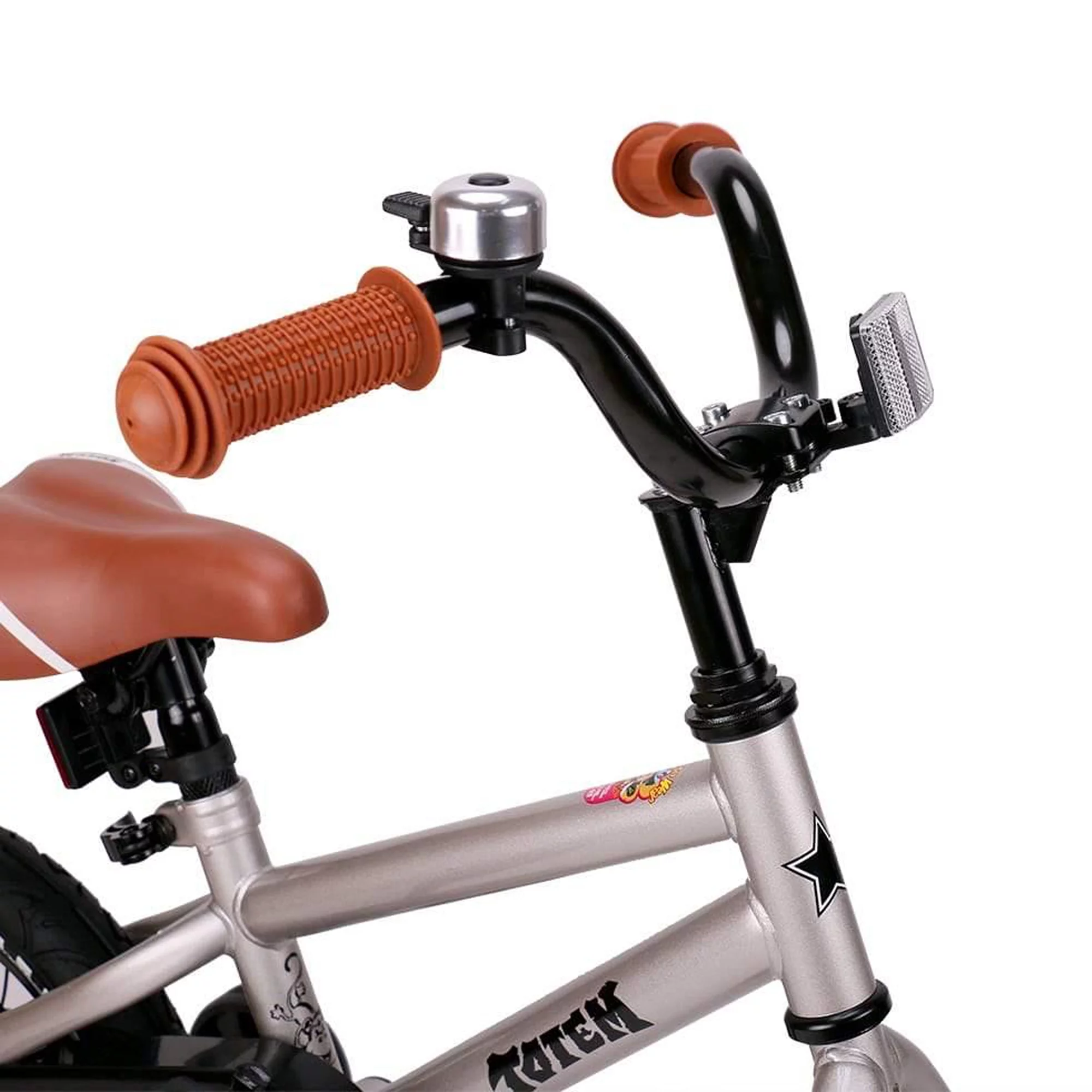 JOYSTAR Totem Series 16in Bike w/ Training Wheels & Kickstand, Mint Green - Womvr