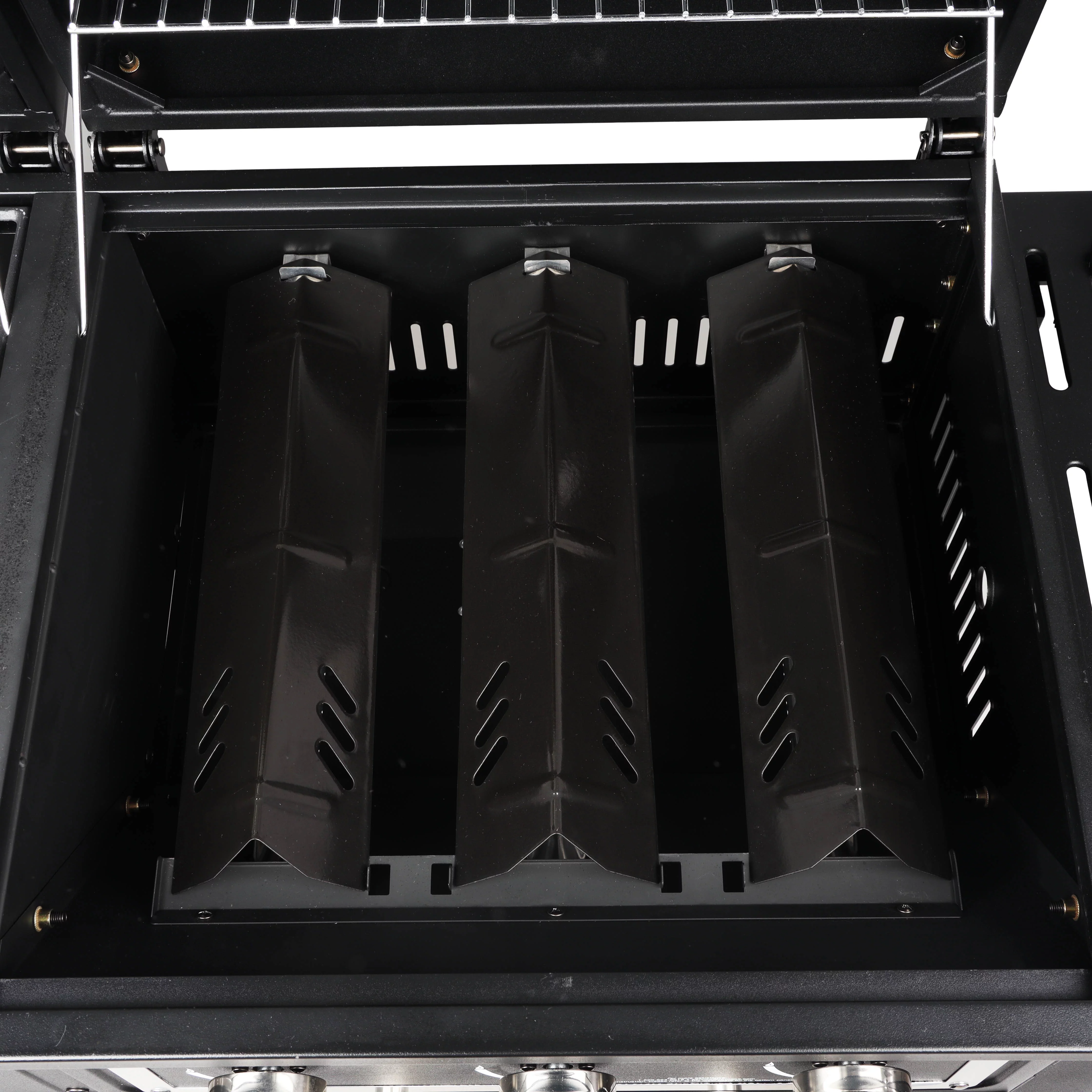 RevoAce Dual Fuel Gas & Charcoal Combo Grill, Black with Stainless - Womvr