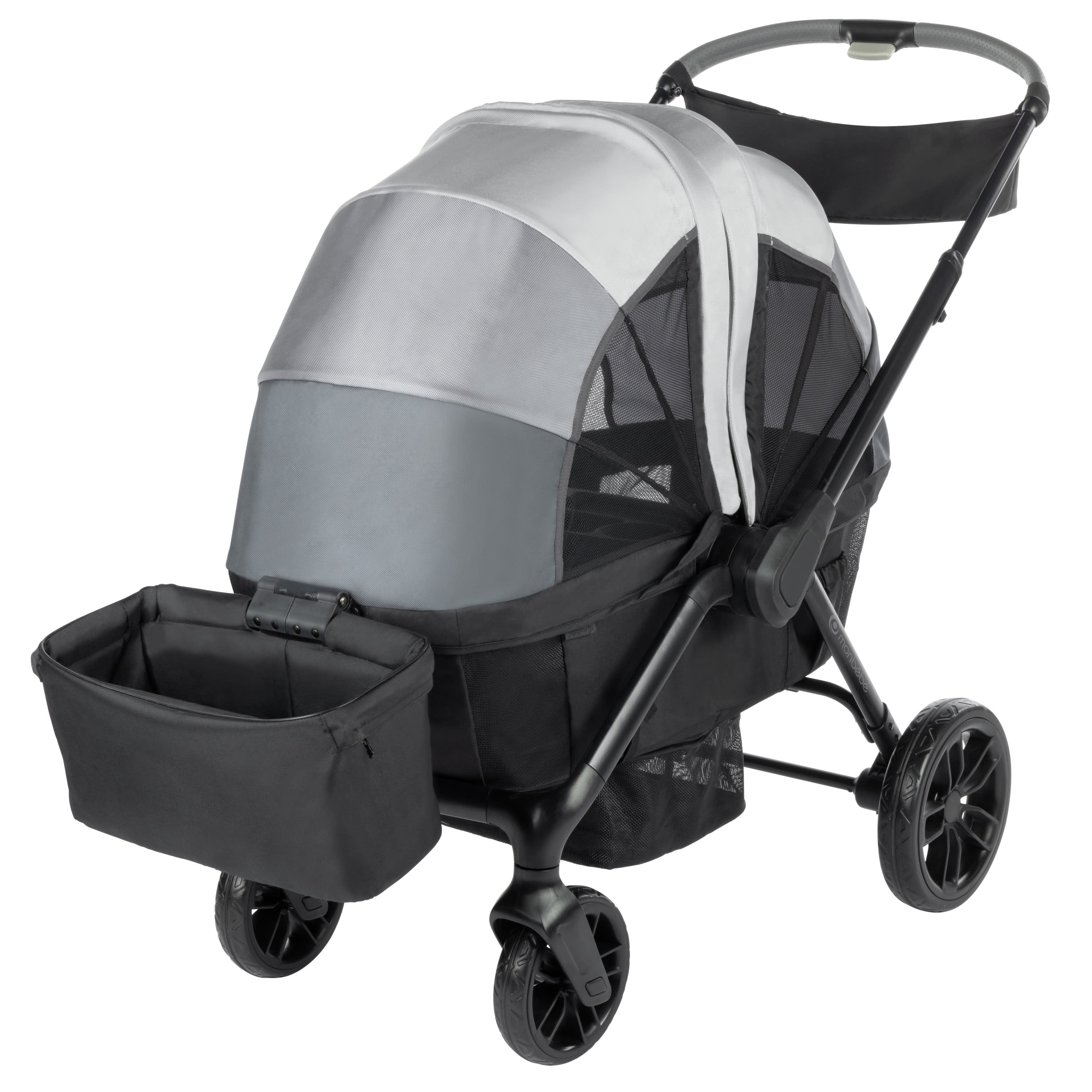 Monbebe Everyday Outings Wagon Stroller, Cobblestone Grey - Womvr