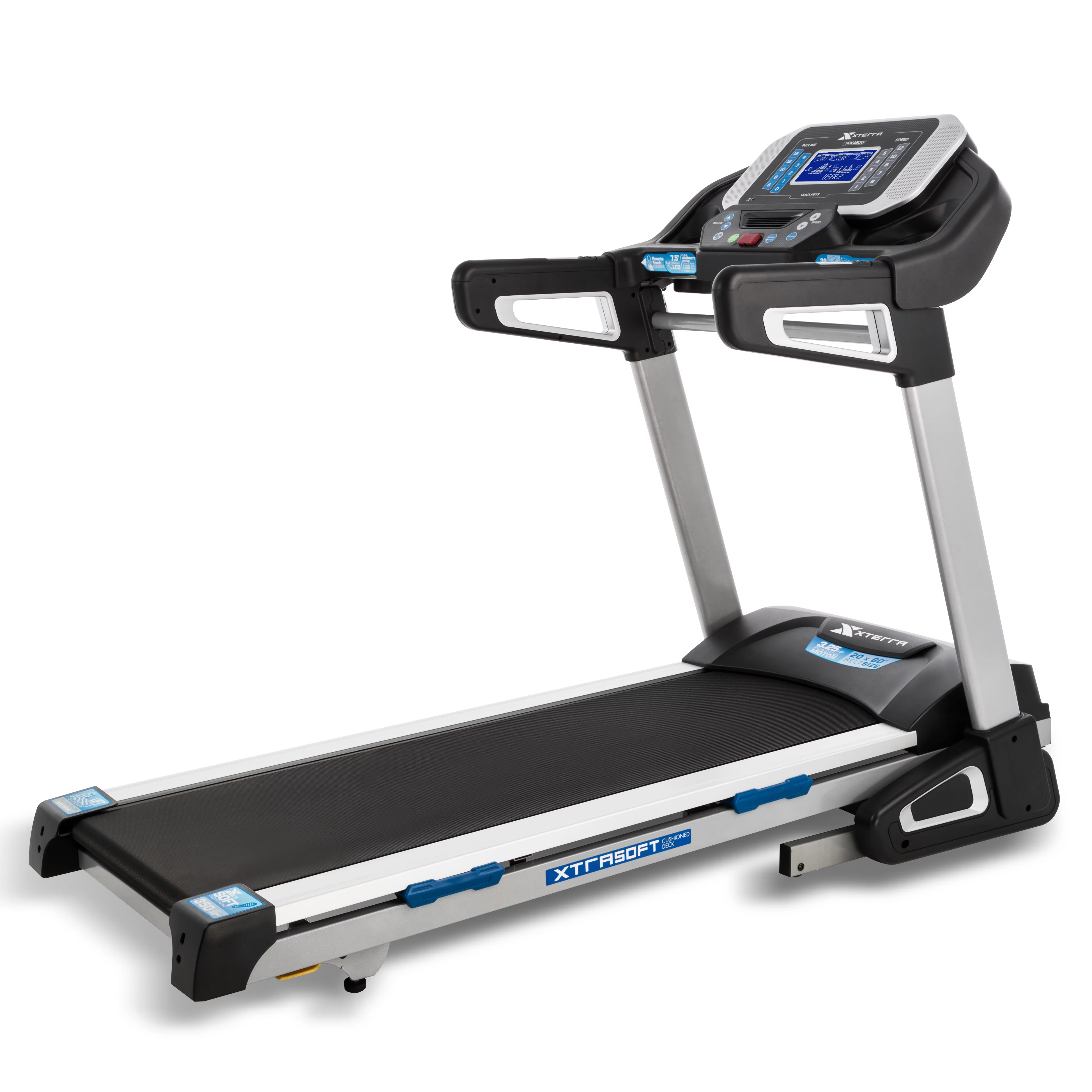 XTERRA Fitness TRX4500 Folding Treadmill with Bluetooth, 3.25 HP Motor, 15 Incline Levels, 350 lb Weight Limit - Womvr