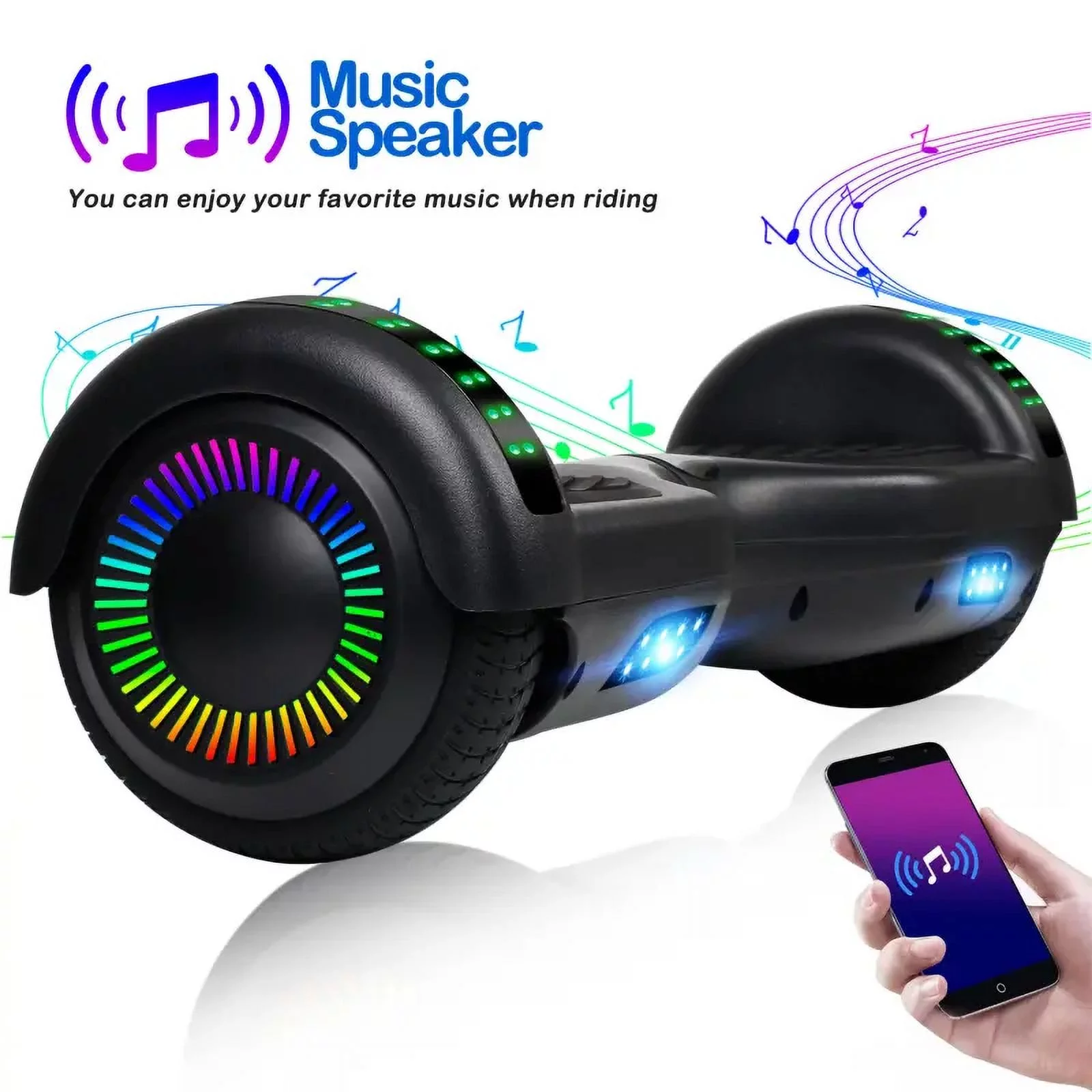 Hoverboard with Bluetooth and LED Lights 6.5