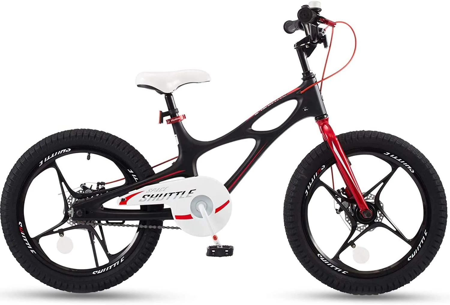 RoyalBaby 18 inch Magnesium Space Shuttle Kid's Bike, White - Womvr
