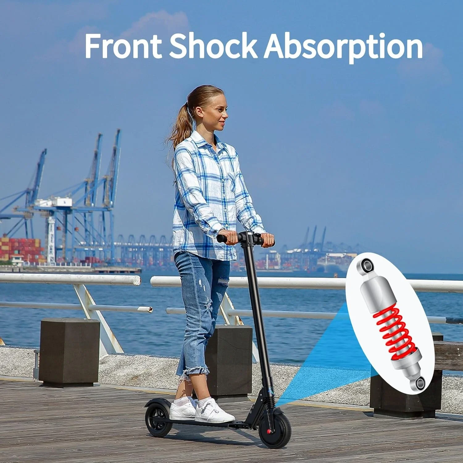 Caroma Electric Scooter for Adults, 20 Mph & 25 Miles Range, 10