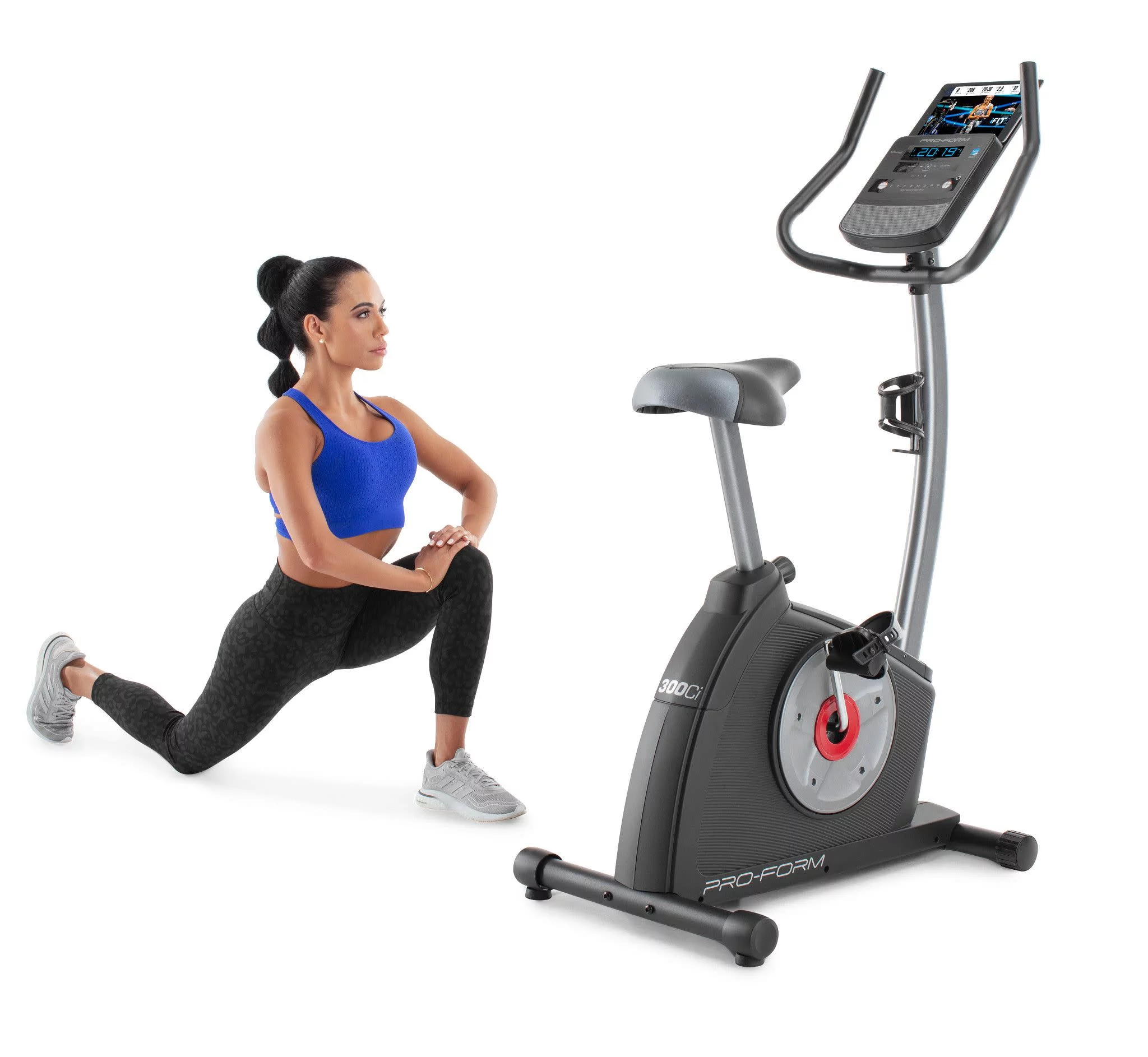 ProForm Cycle Trainer 300 Ci Upright Stationary Exercise Bike, Compatible with iFIT Personal Training - Womvr