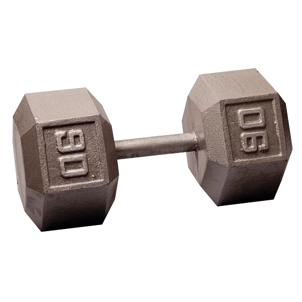 Body-Solid Cast Iron Hex Dumbbells, from 1 to 100 lb. 80 lb. - Womvr