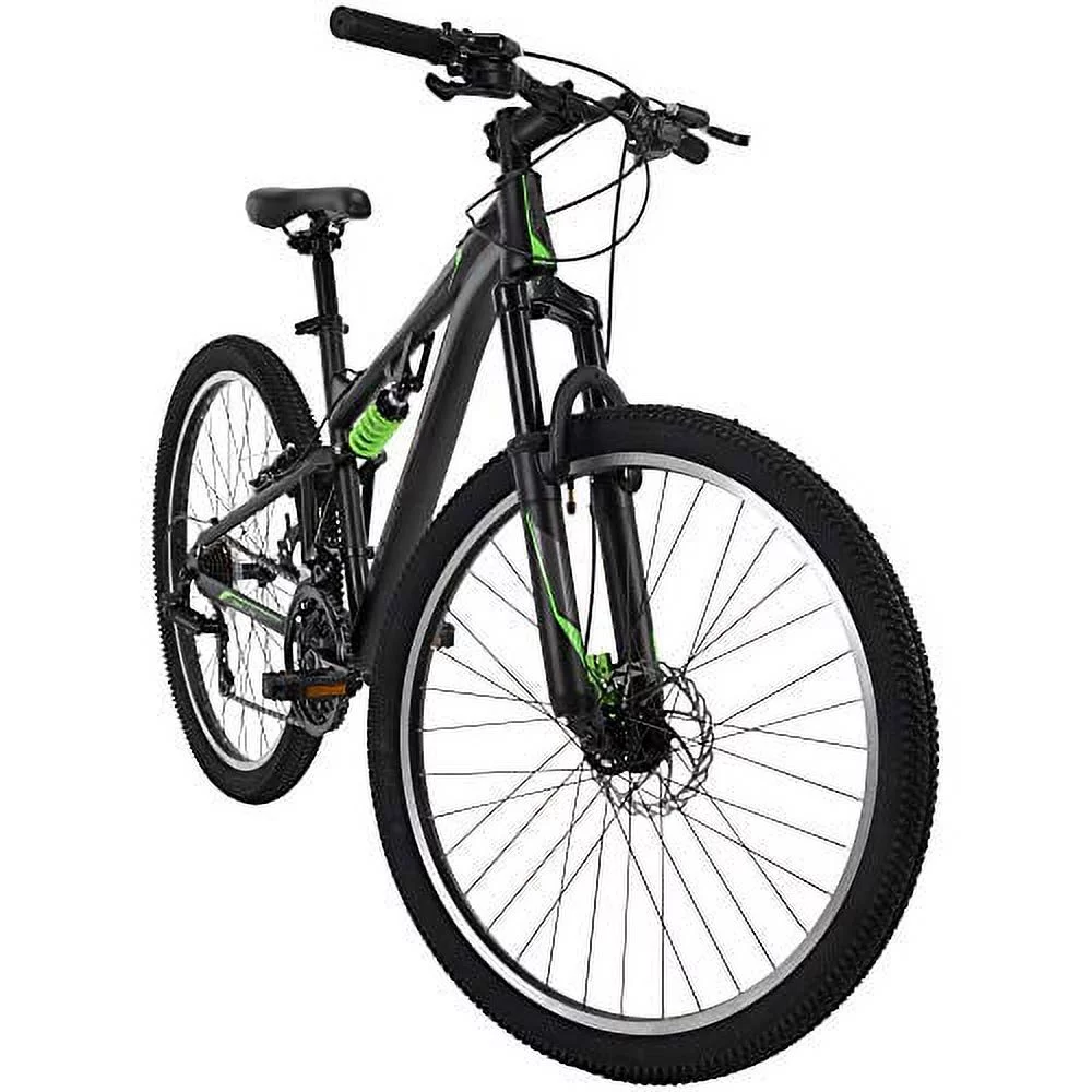 Huffy 26940 26 in. Marker Mens Full Suspension Mountain Bike, Black - Womvr