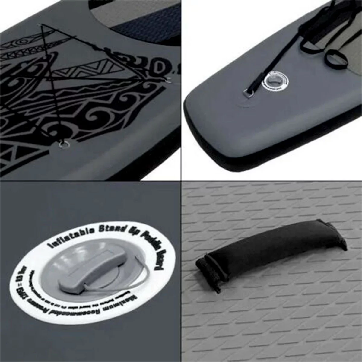 JSP Stand Up Inflatable Paddle Board 10.5' SUP Blow Up Boat 330 lb Capacity - Womvr