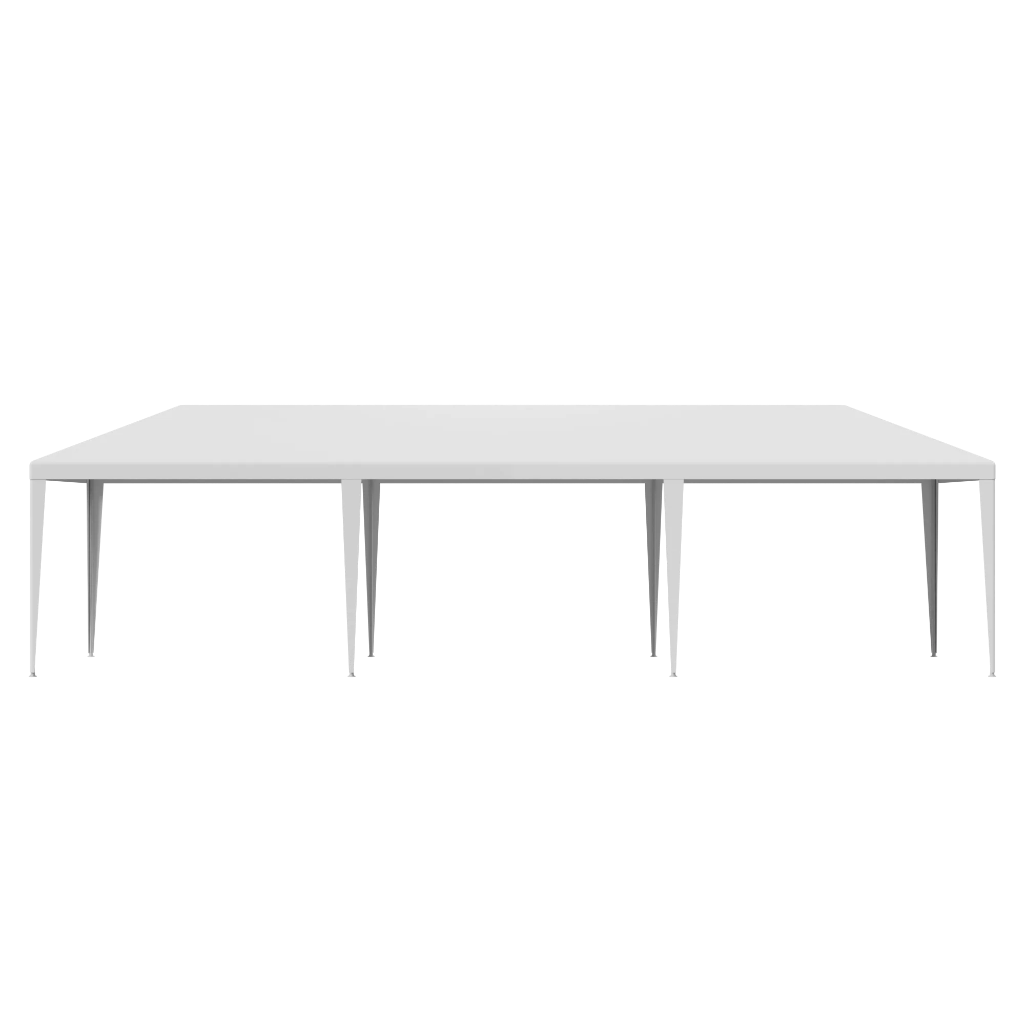 ZENY Wedding Party Tent Gazebo Canopy 6 Window-Walls with 2 Walls 10 x 30', White - Womvr