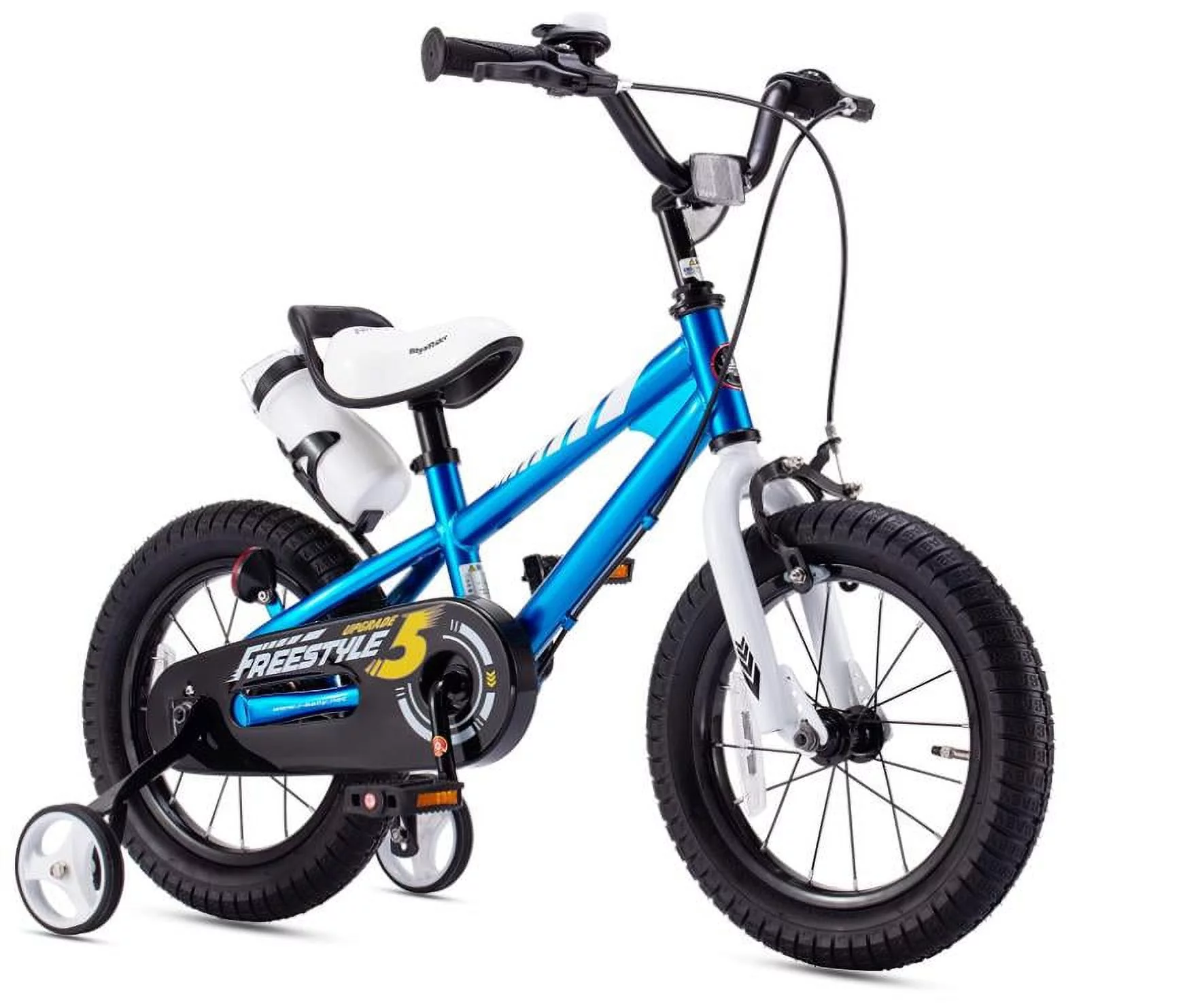 Royalbaby BMX Freestyle 16-inch Kid's Bike Blue with two hand brakes - Womvr