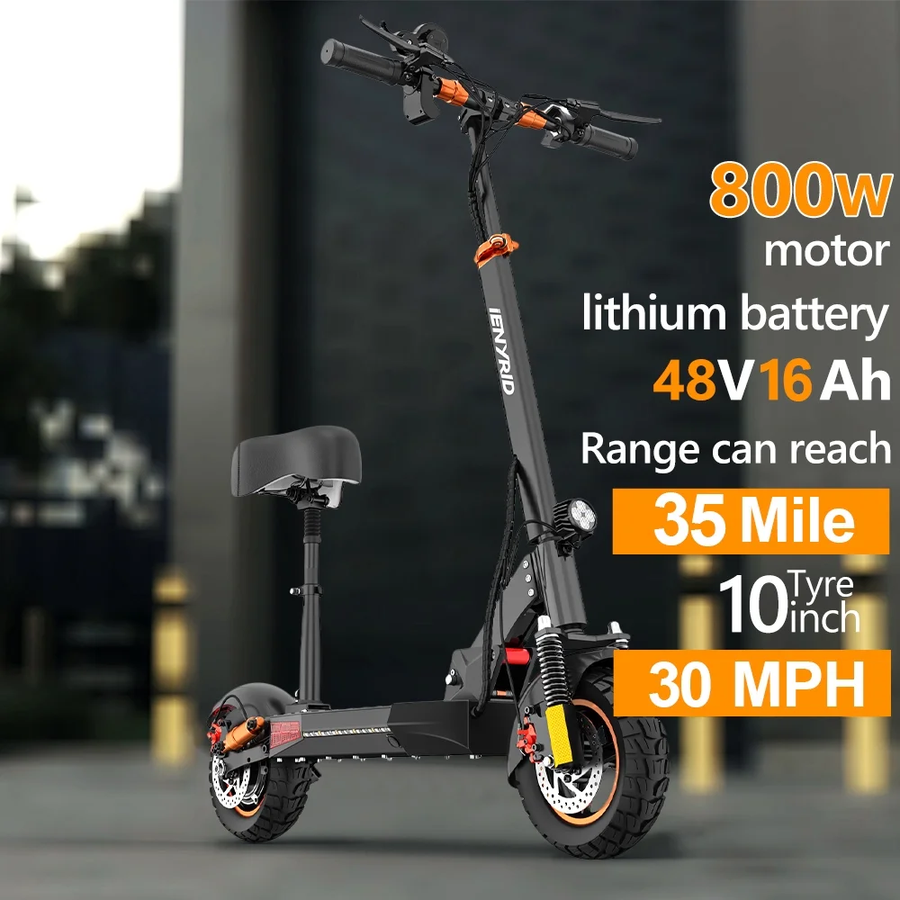 Electric Scooter 28 mph & 25 Miles 700W Kick Scooter, 10