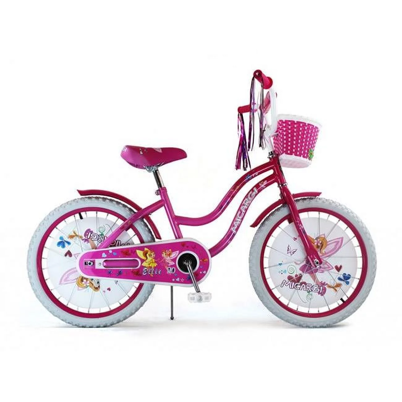 Micargi ELLIE-G-20-HPK-PK 20 in. Girls Bicycle, Hot Pink and Pink - Womvr