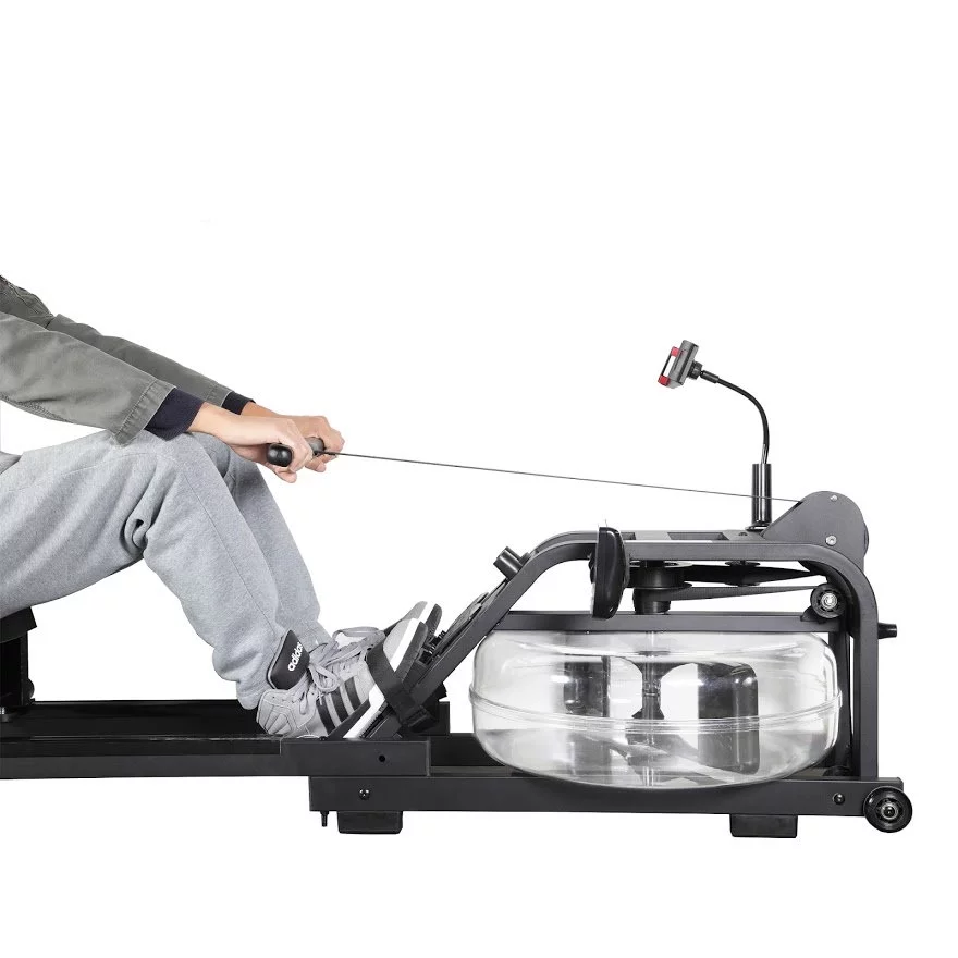 FITPHER Water Resistance Rowing Machine Resistance Metal Dual-Track Healthy Indoor Gym Equipment for Fitness (Irony) - Womvr