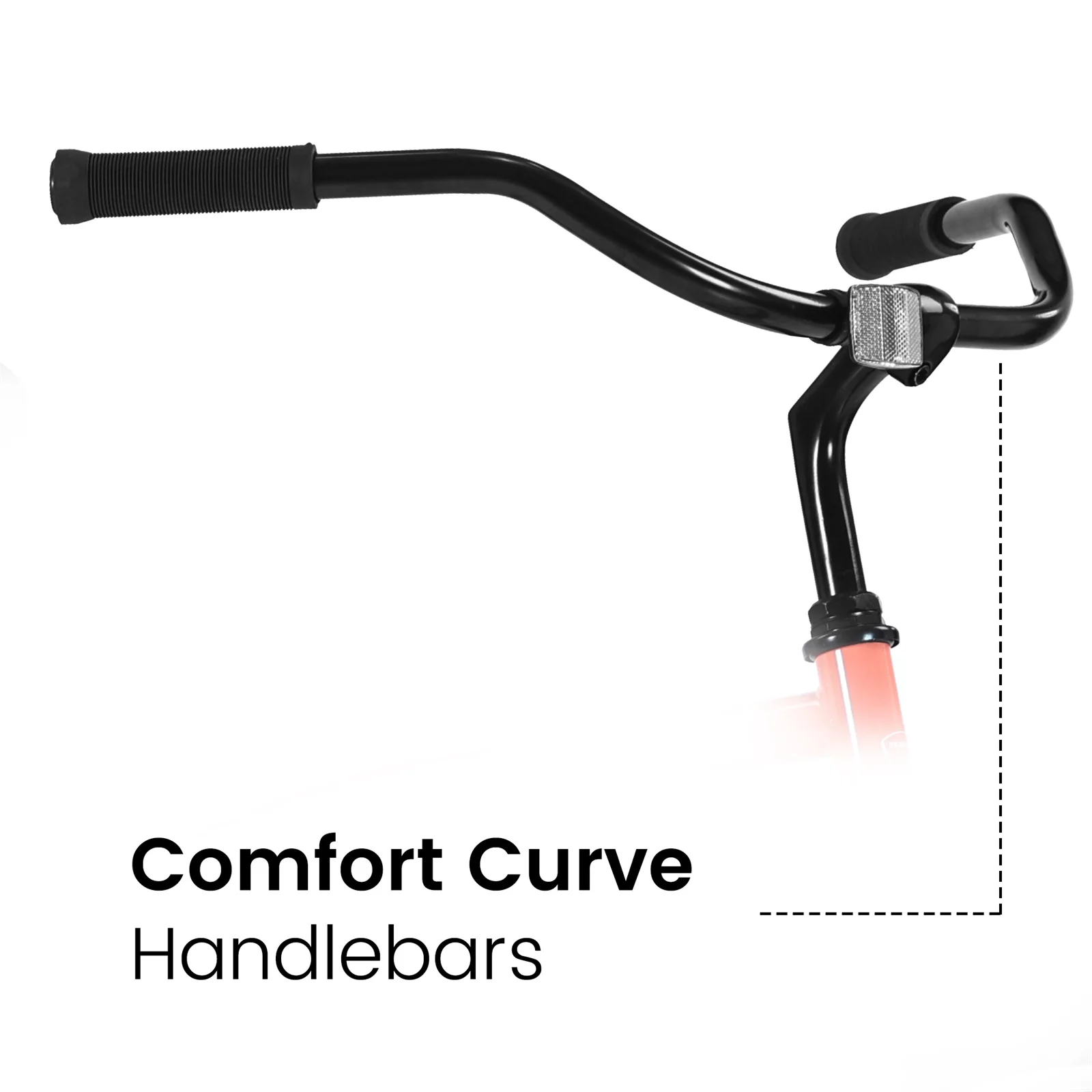 26in. Women's Beach Cruiser Bike with Rear Rack, Steel Frame Comfort Bicycle for Adult, White - Womvr