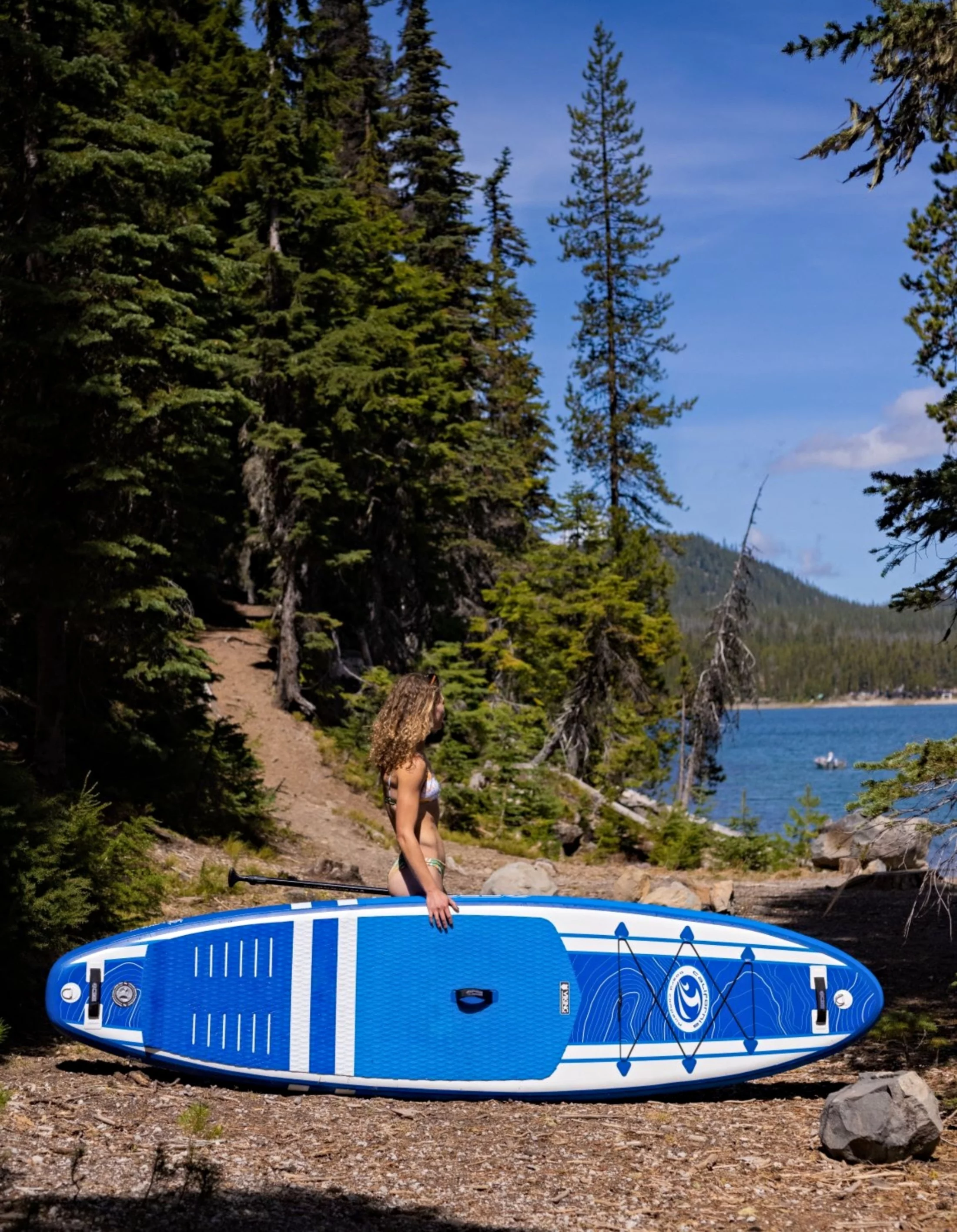 California Board Company 11' Viking Inflatable Paddle Board Package (I-SUP) - Womvr
