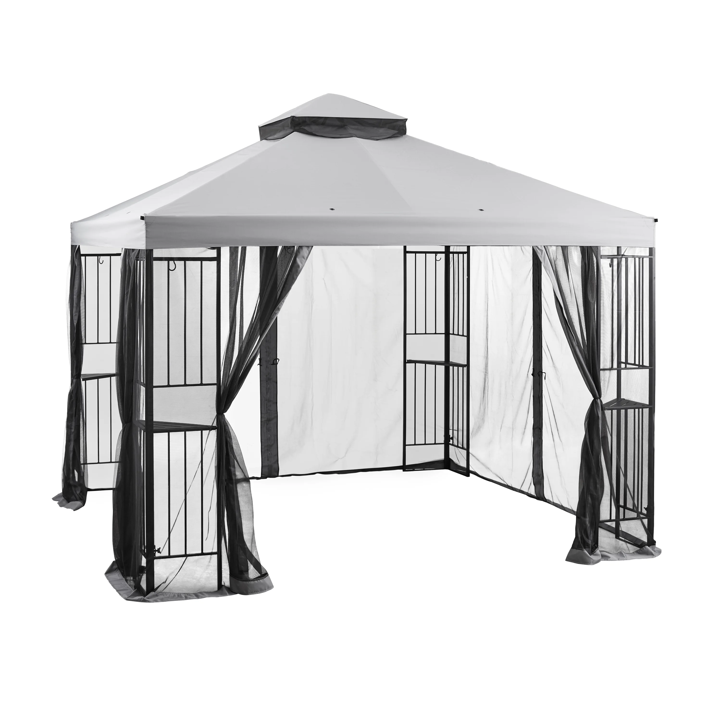 Mainstays 10' x 10' Easy Assembly Outdoor Furniture Patio Gazebo - Womvr