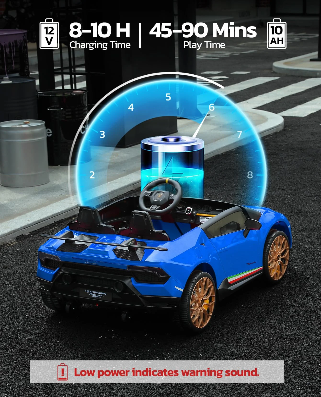 Lamborghini Huracan Ride on Car Real 2 Seater, Powered Electric Vehicle with Parent Remote, Maximum 4.0mph Ride on Toys for 3-8 Years Kids,Pink - Womvr