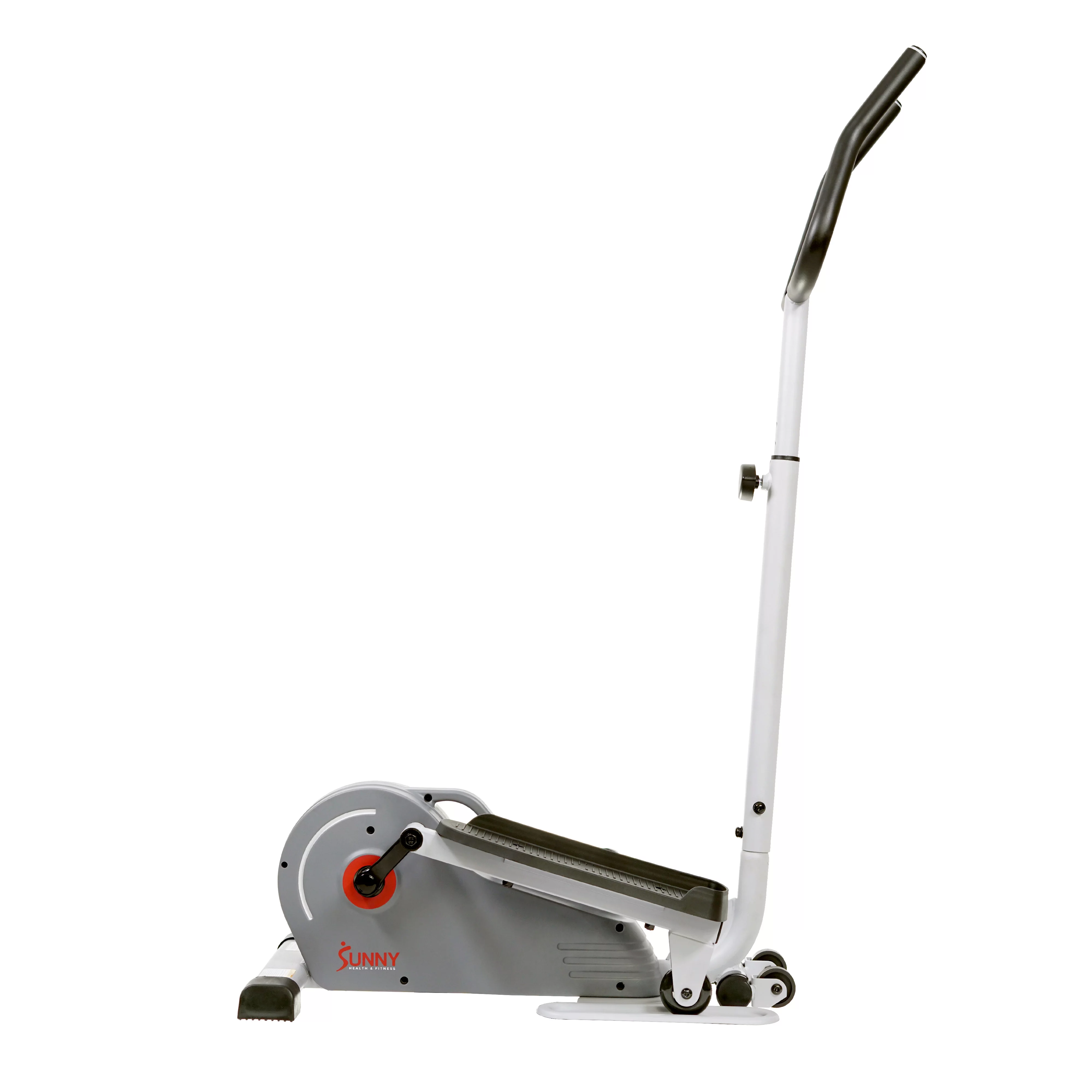 Sunny Health & Fitness Compact Magnetic Standing Elliptical Machine w/ Handlebars - Portable Workout Stepper for Home, SF-E3988 - Womvr