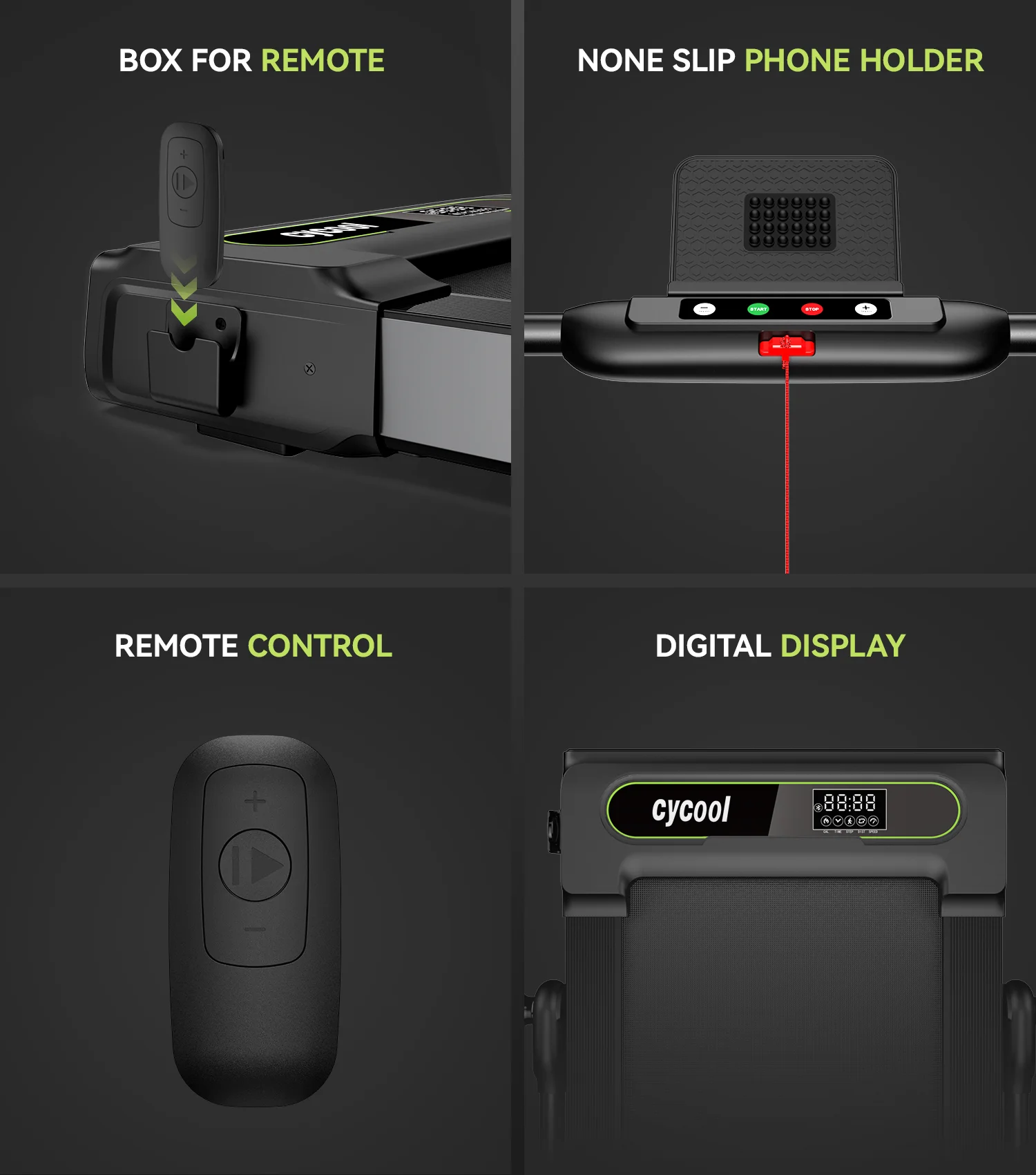 TOSSFD 2.5HP Folding Treadmill with Display Screen Electric Running Walking Machine for Home Fitness R46201 - Womvr