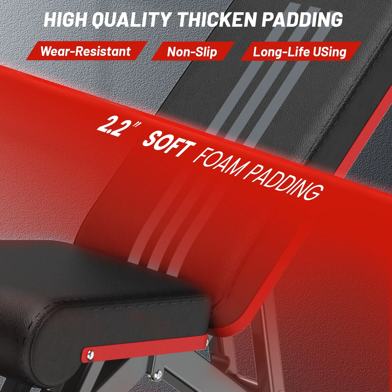 Pooboo Workout Bench Adjustable Weight Bench Strength Training Dumbbell Bench Indoor Folding Incline Bench with Extened Backrest Gym bench 660 lbs Capacity - Womvr