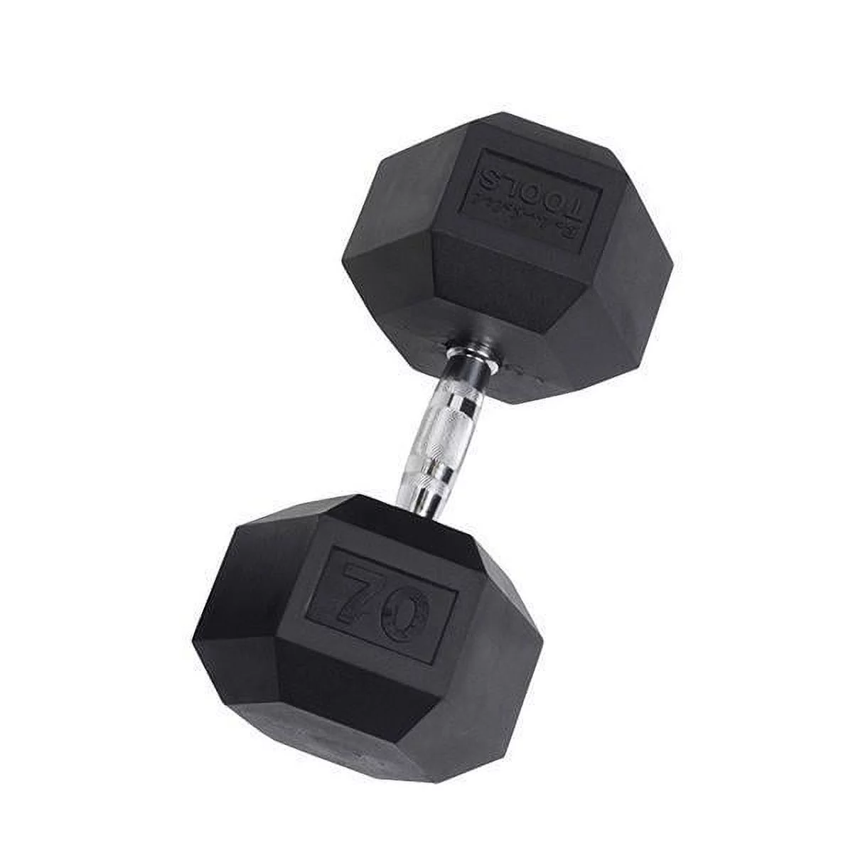 Rubber Coated Hex Dumbbells 55 lb. - Womvr