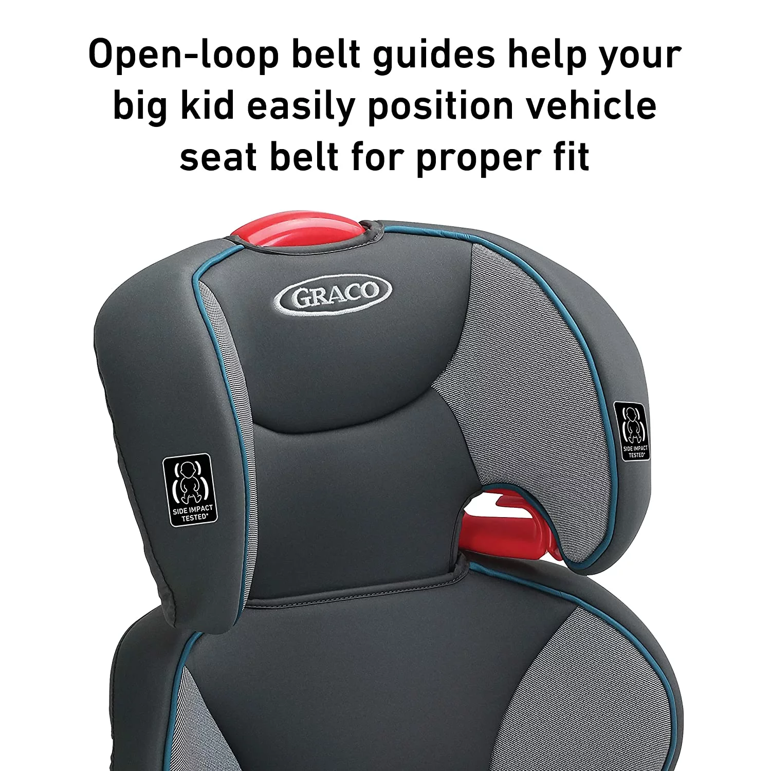 Graco TurboBooster LX Highback Booster Seat with Latch System, Matrix, 10.55 Pound Matrix TurboBooster LX Booster Seat - Womvr