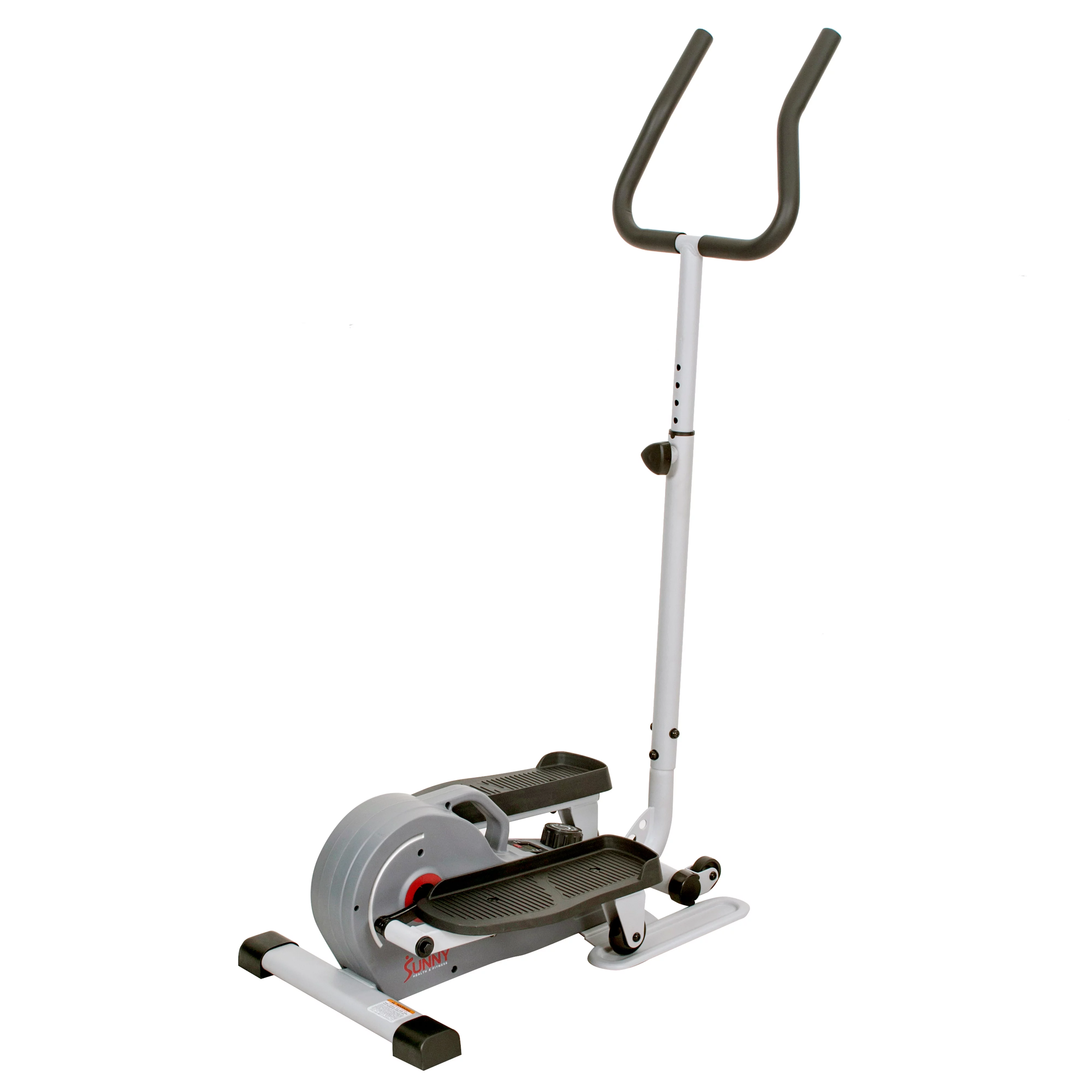 Sunny Health & Fitness Compact Magnetic Standing Elliptical Machine w/ Handlebars - Portable Workout Stepper for Home, SF-E3988 - Womvr