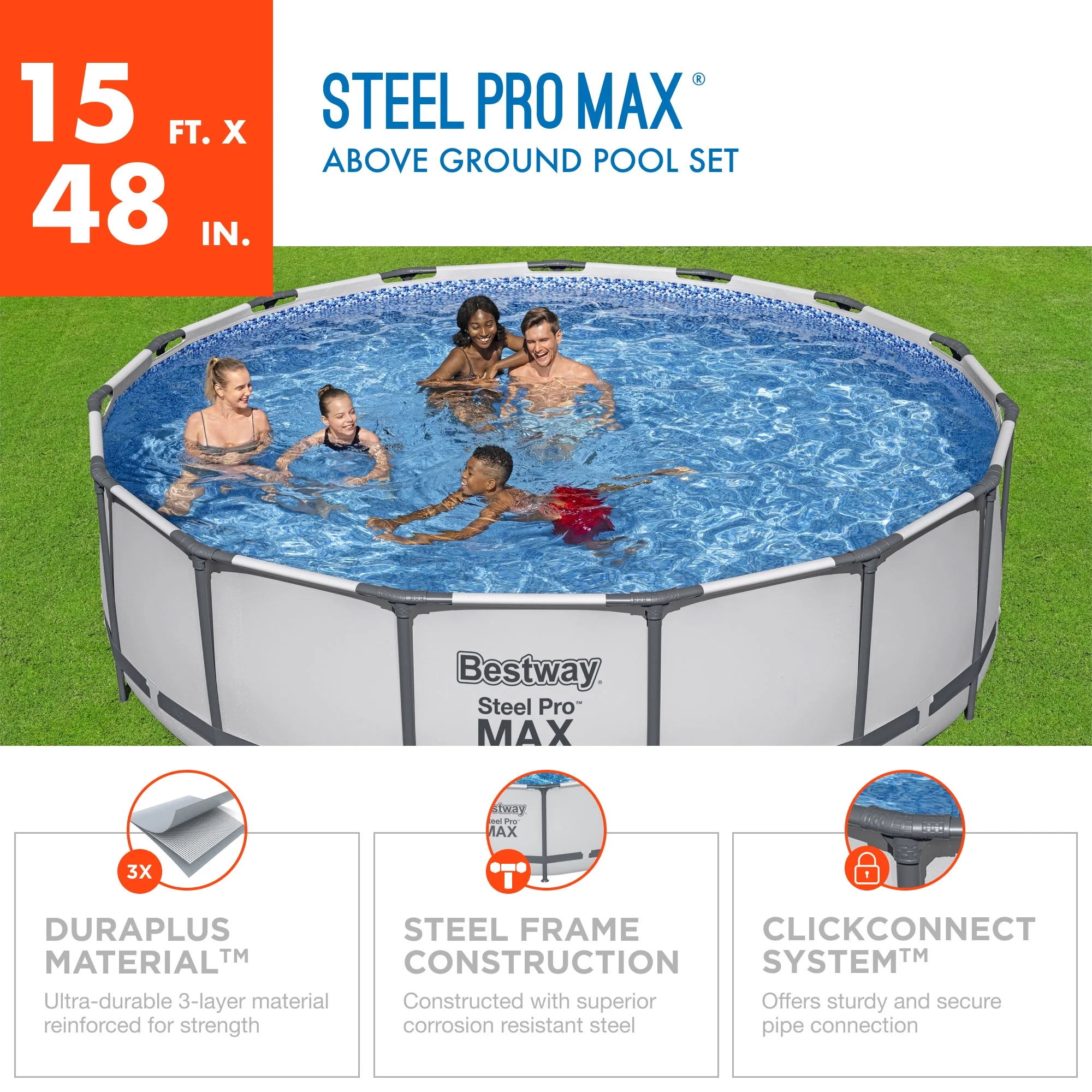 Bestway Steel Pro MAX 15' x 42