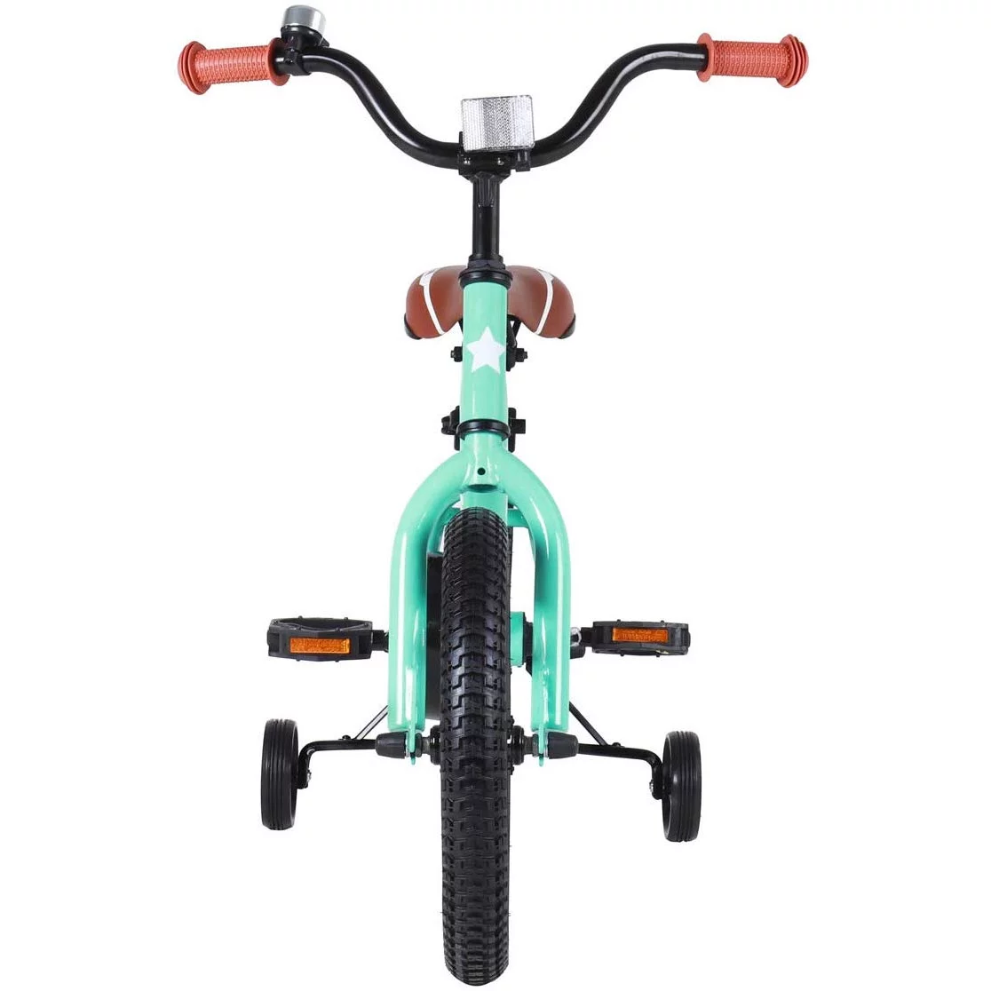 JOYSTAR Totem Series 16in Bike w/ Training Wheels & Kickstand, Mint Green - Womvr