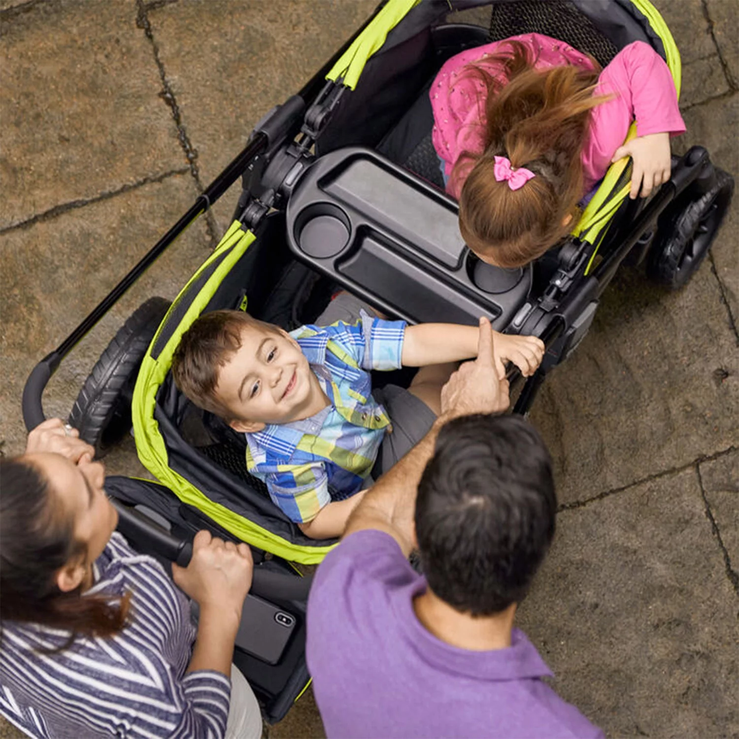 Evenflo Pivot Xplore All Terrain Stroller Wagon, Adventurer, Unisex, 6 Months - 5 Years - Womvr