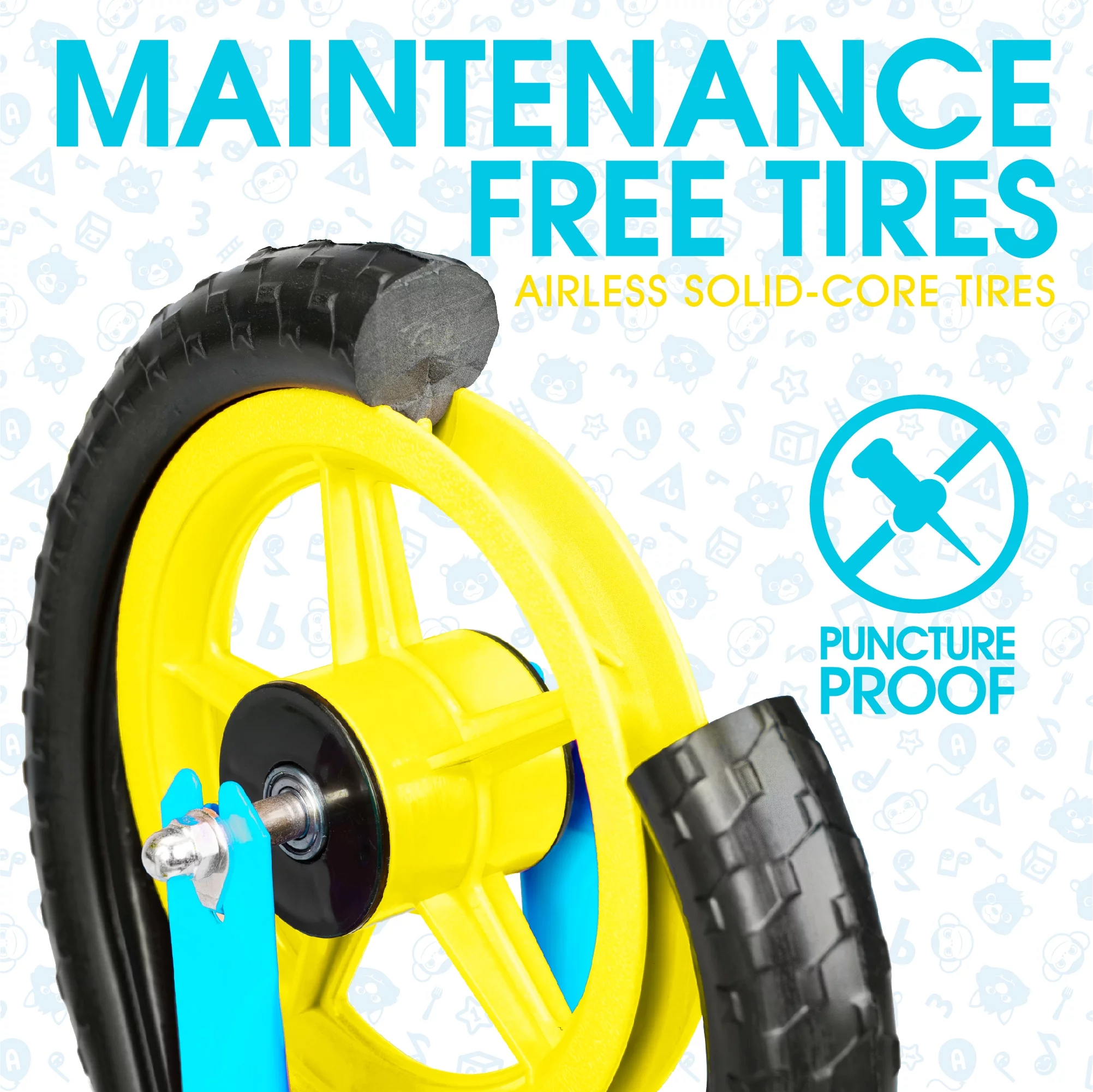 Cocomelon Toddlers Balance Bike Adjustable Helmet Light-up 10