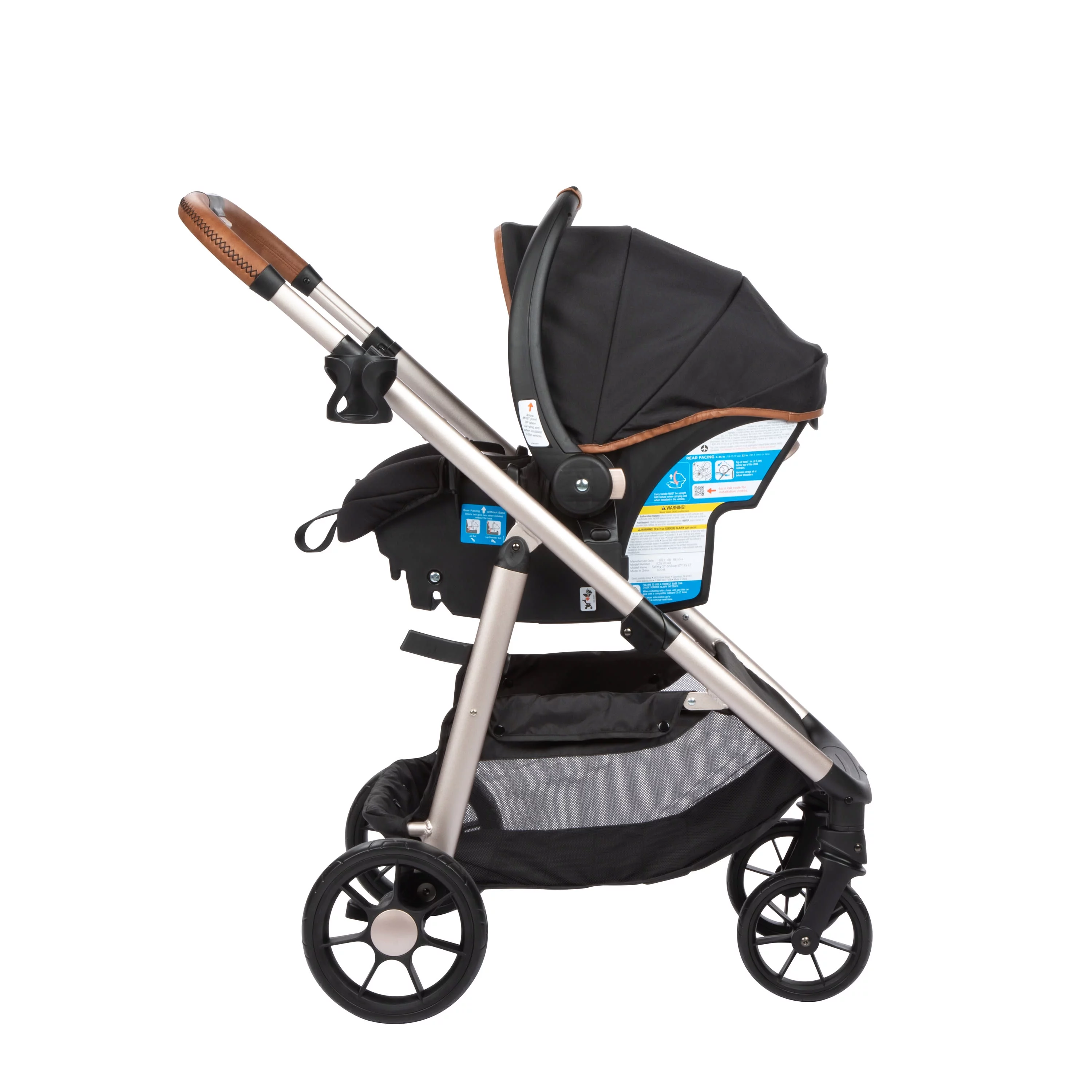 Monbebe 6-in-1 Modular Travel System, Plaid - Womvr