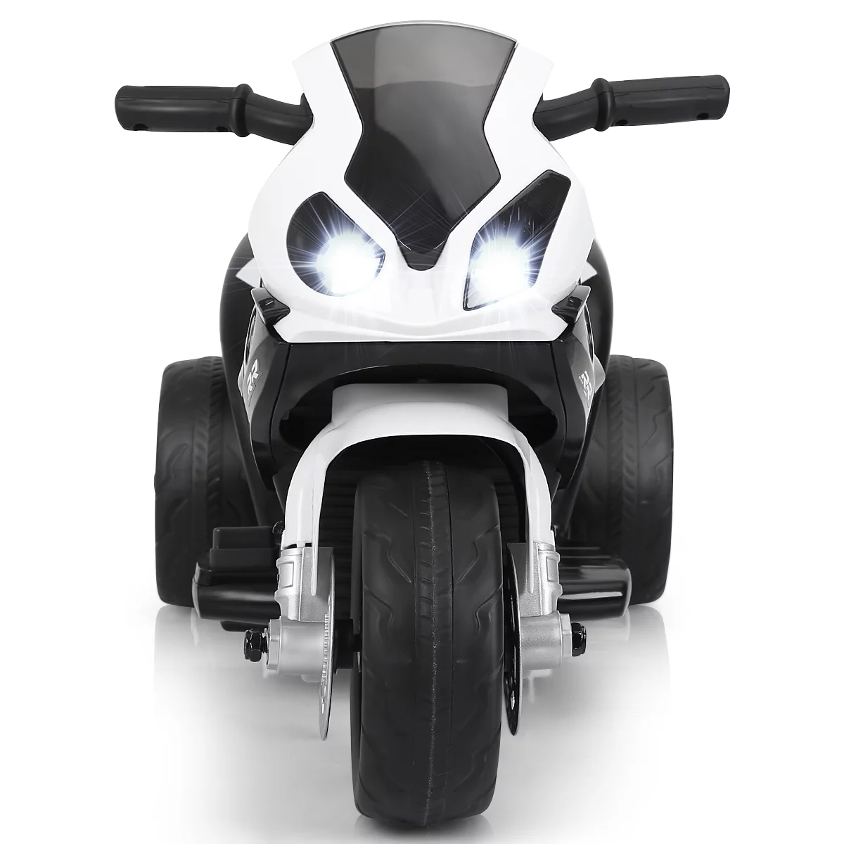 Costway Kids Ride On Motorcycle BMW Licensed 6V Electric 3 Wheels Bicycle with Music & Light (Suitable for 18-36 Months Age) - Womvr