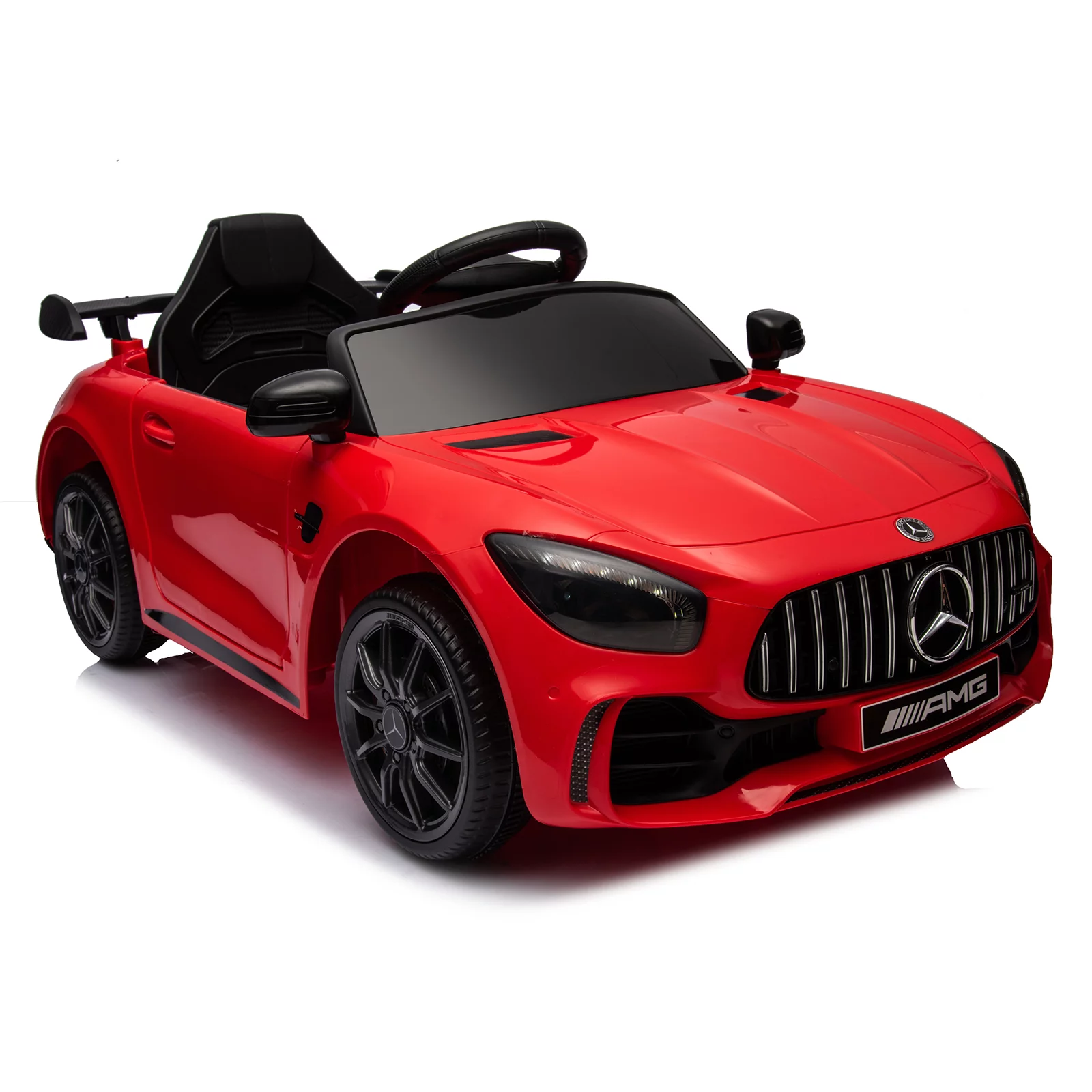 Mercedes Benz Kids Electric Car, Kids Ride on Cars with Remote Control, 12V Ride on Toys for Kids, Battery Powered Kids Electric Vehicles, Kids Electric Car for 3-5 Boys Girls Birthday Gifts, Red - Womvr