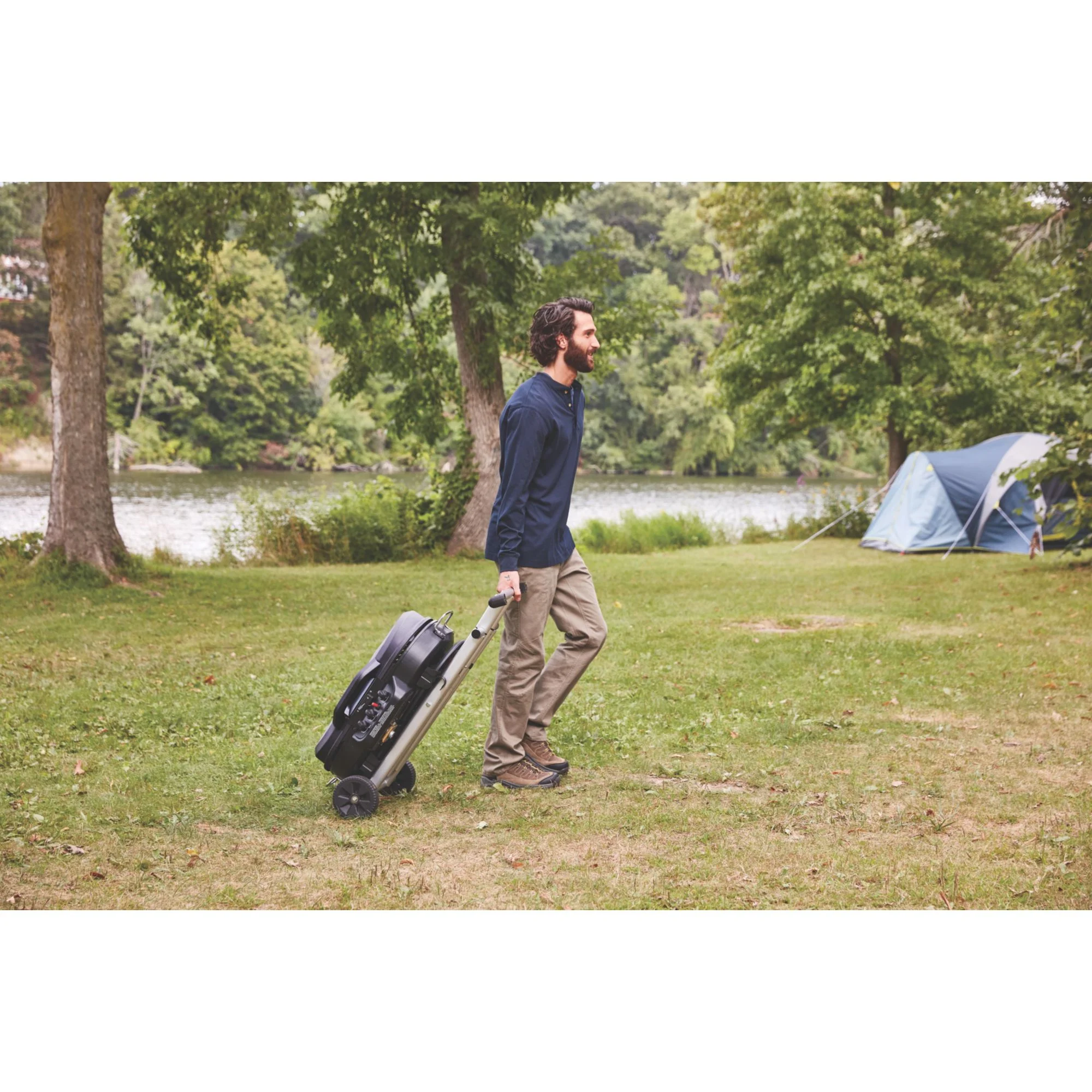 Coleman RoadTrip 285 Standup Propane Gas Grill, Green - Womvr