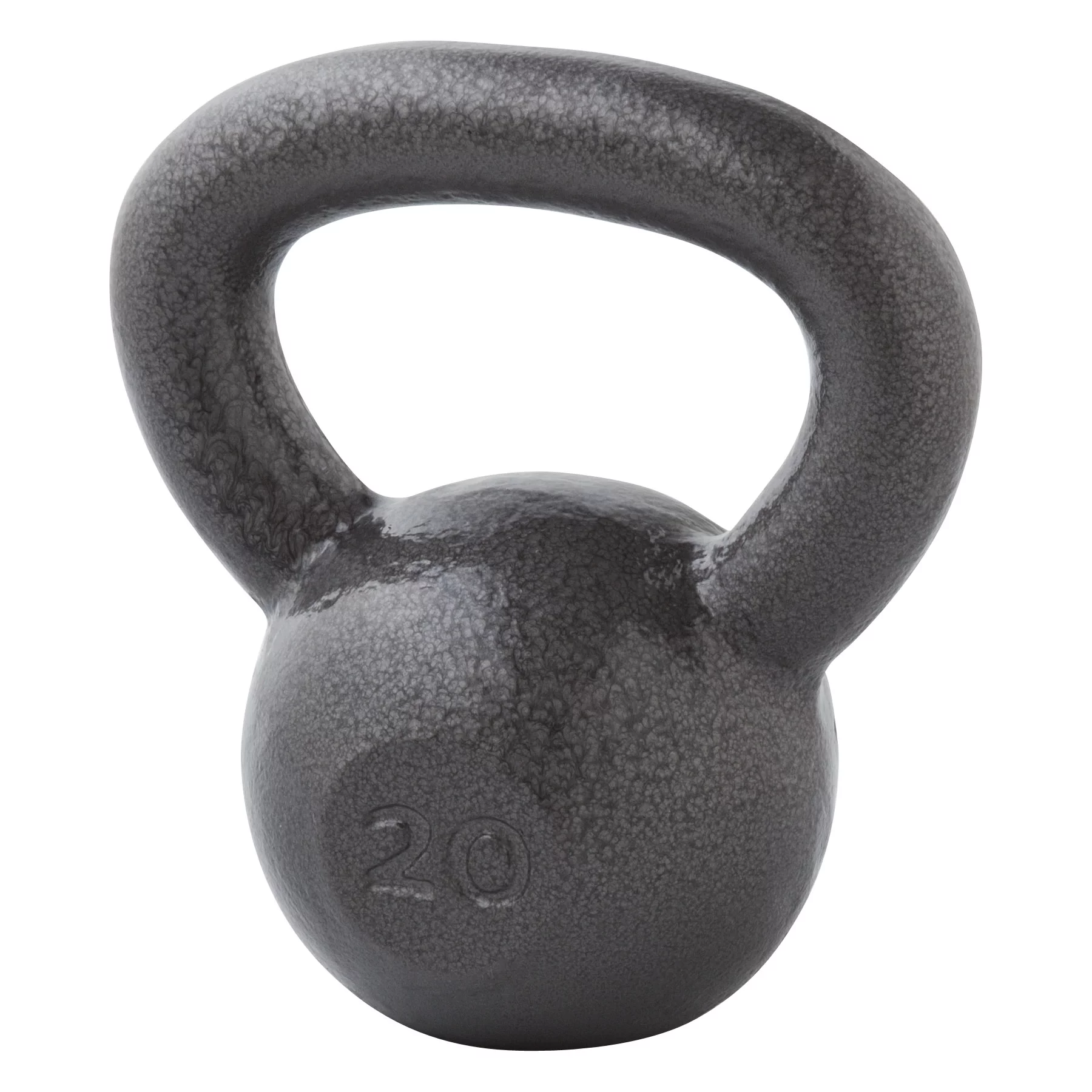 Weider, 30lb Cast Iron Hammertone Finish Kettlebell, Single - Womvr