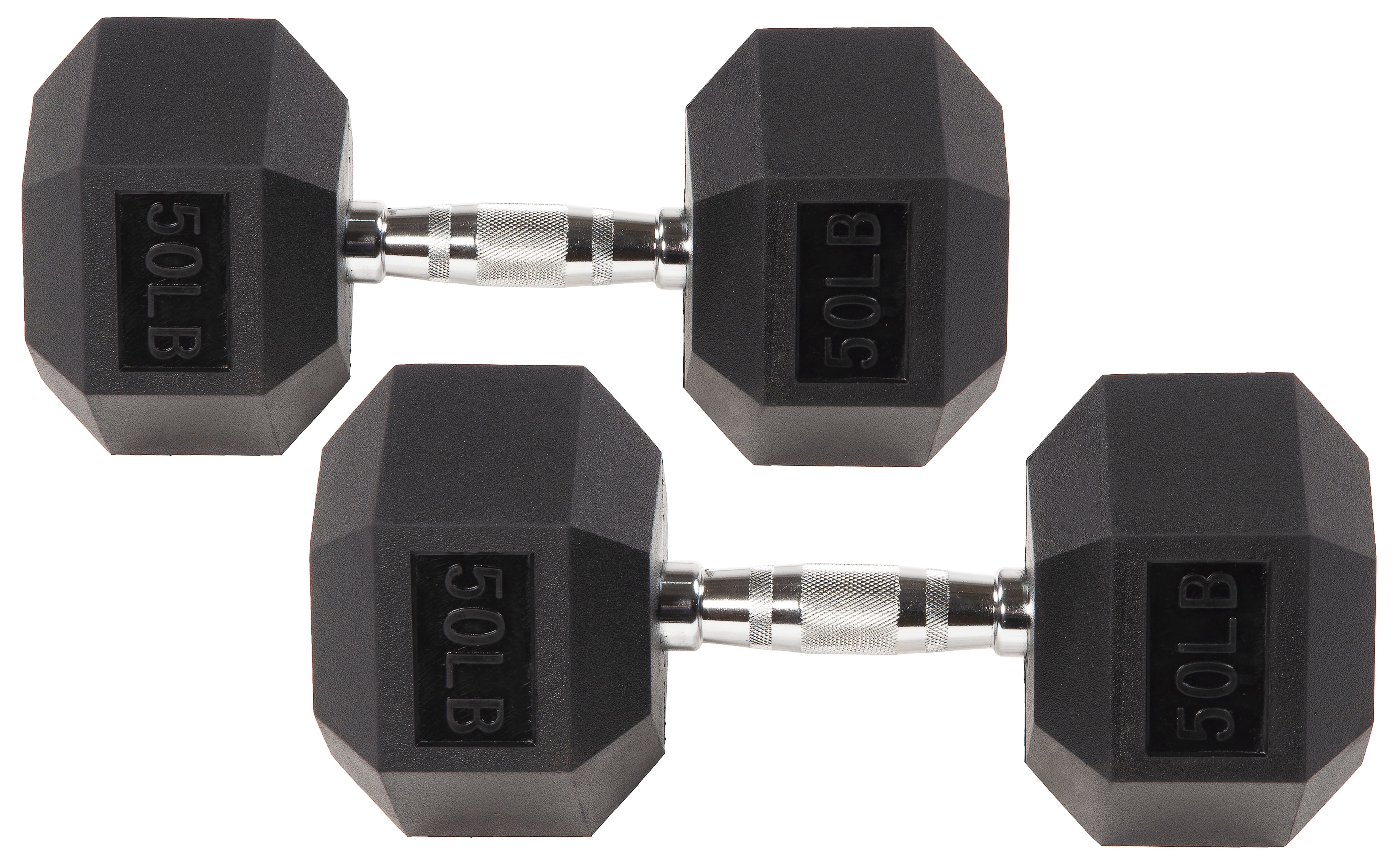BalanceFrom Rubber Encased Hex Dumbbells, 20 Lbs. Pair - Womvr